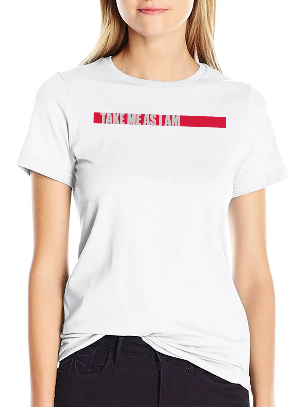 Take Me As Chara Unisex Casual T-Shirt – Clean Design For Daily Comfort