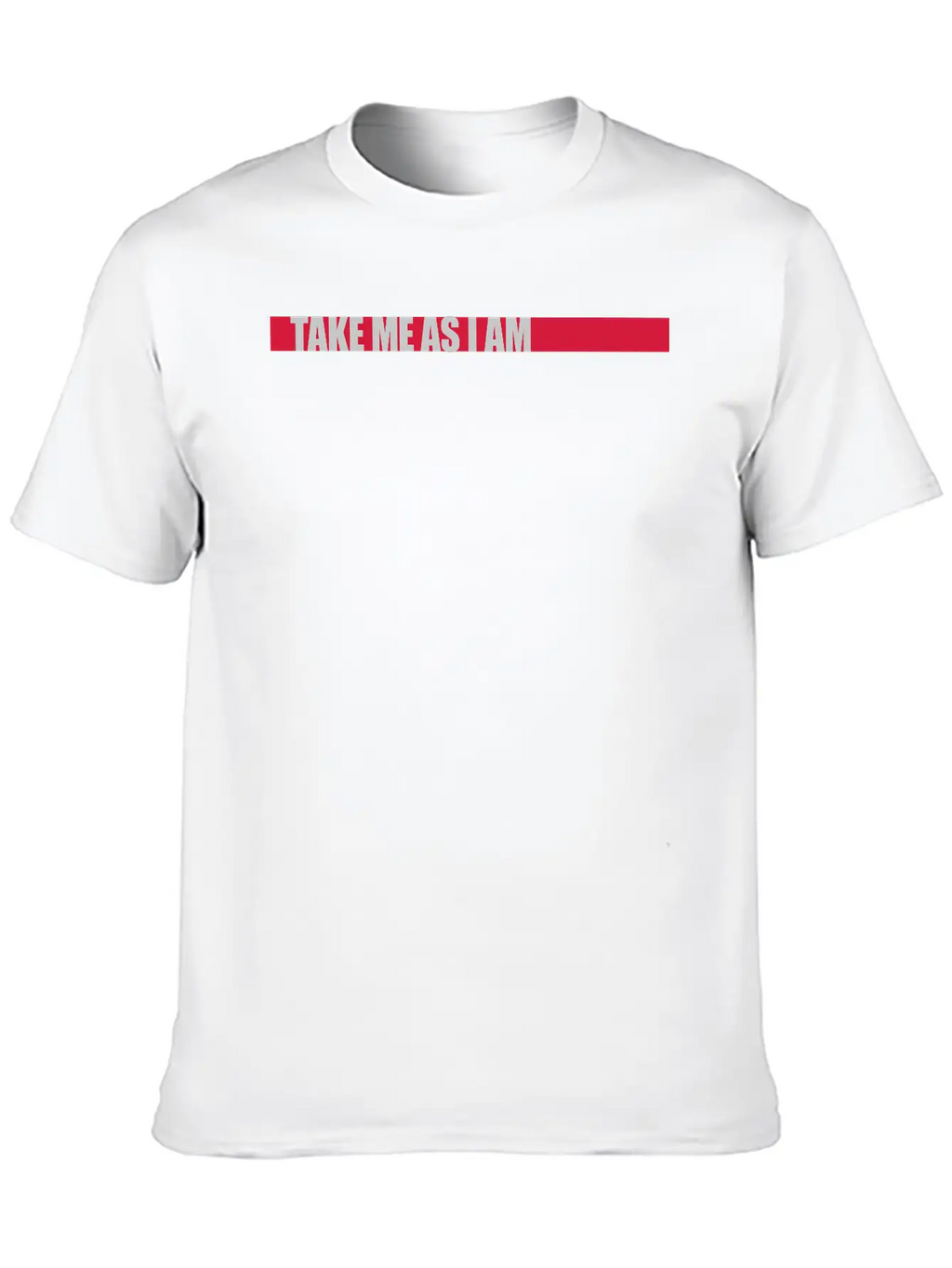 Take Me As Chara Unisex Casual T-Shirt – Clean Design For Daily Comfort