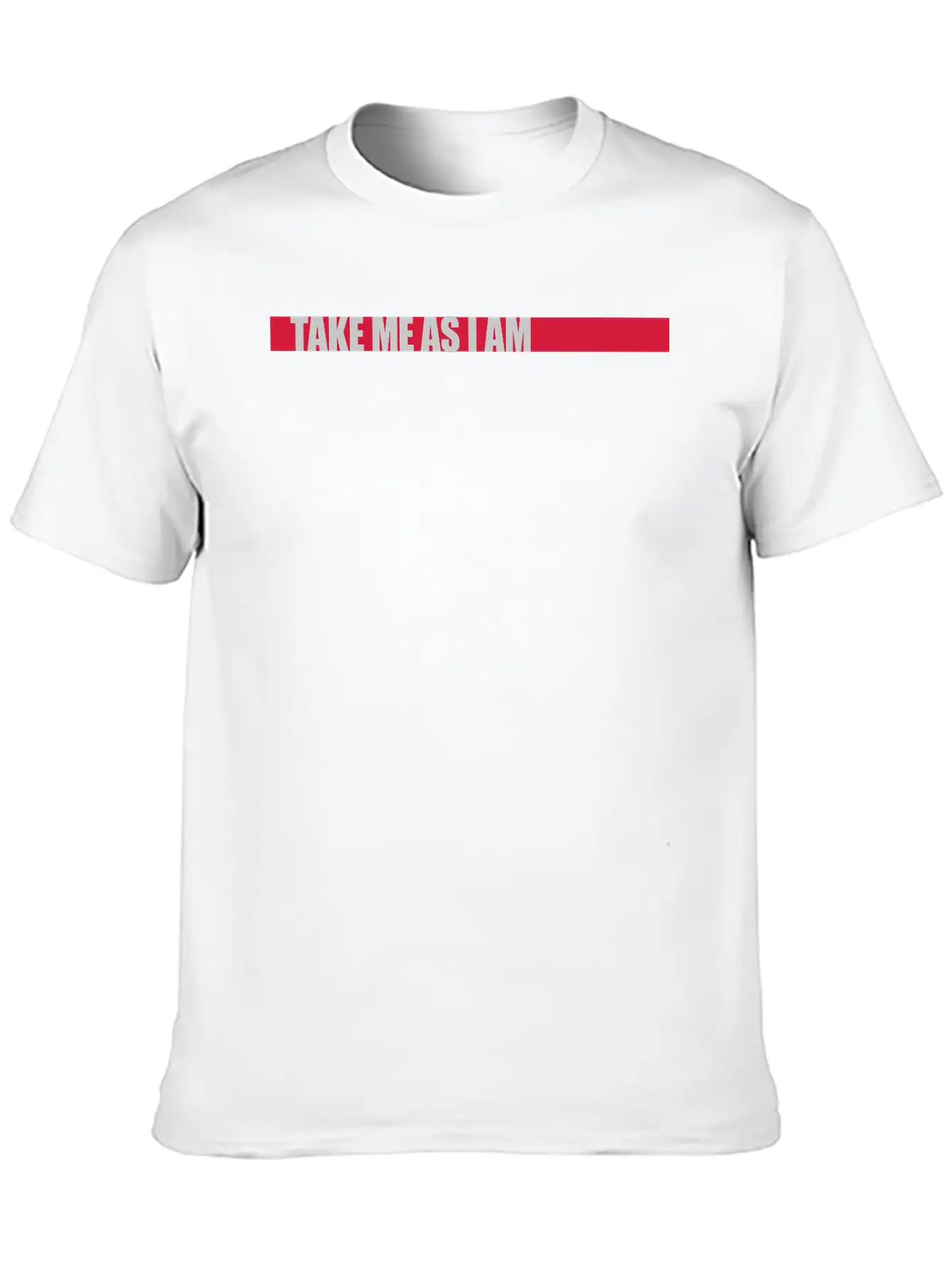 Take Me As Chara Unisex Casual T-Shirt – Clean Design For Daily Comfort