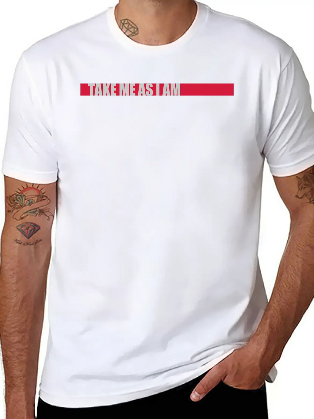 Take Me As Chara Unisex Casual T-Shirt – Clean Design For Daily Comfort