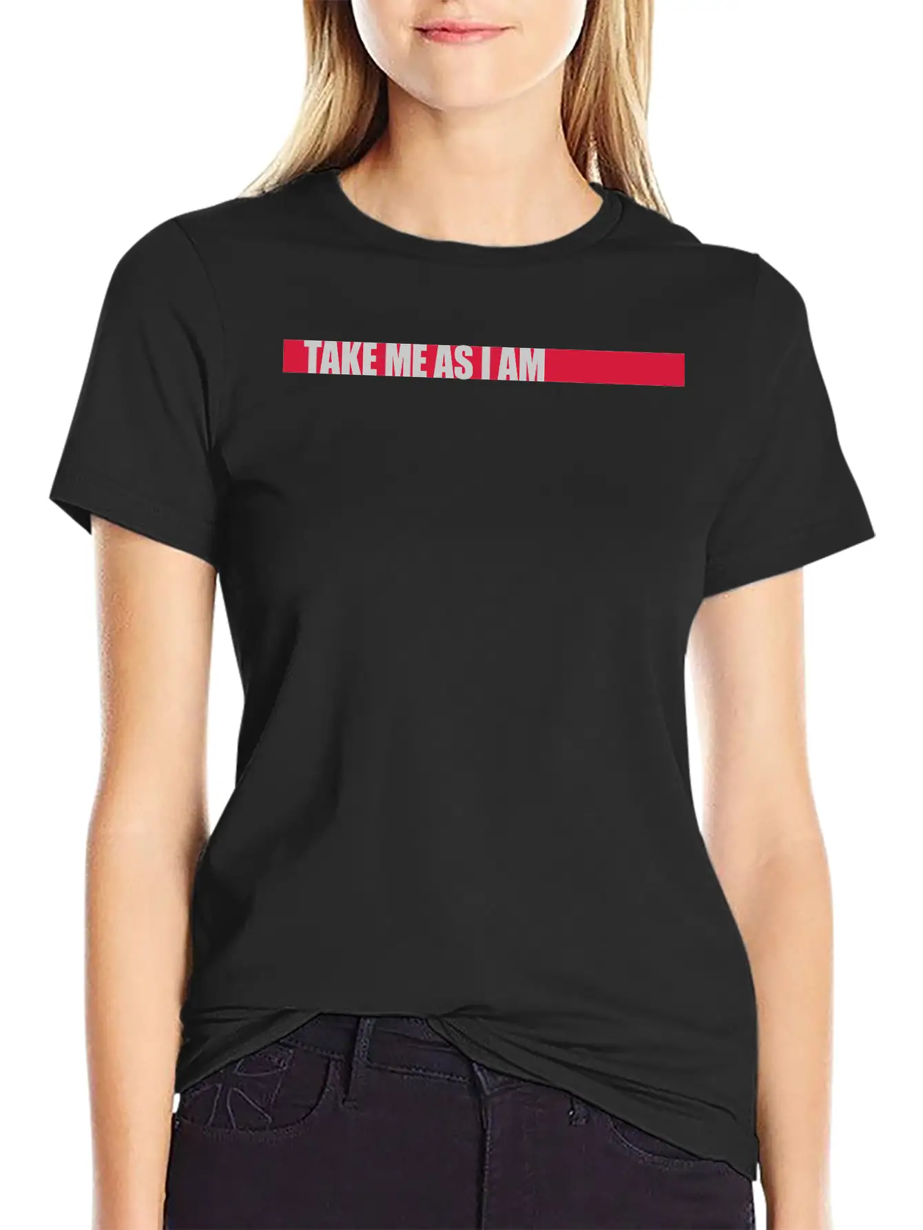 Take Me As Chara Unisex Casual T-Shirt – Clean Design For Daily Comfort