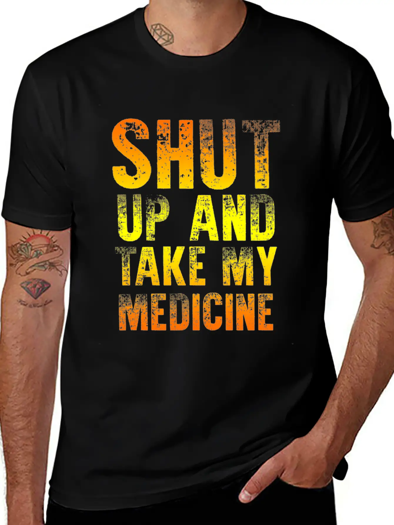 Take My Medicine Unisex Short Sleeve Soft Cotton T-Shirt – Casual Everyday Wear