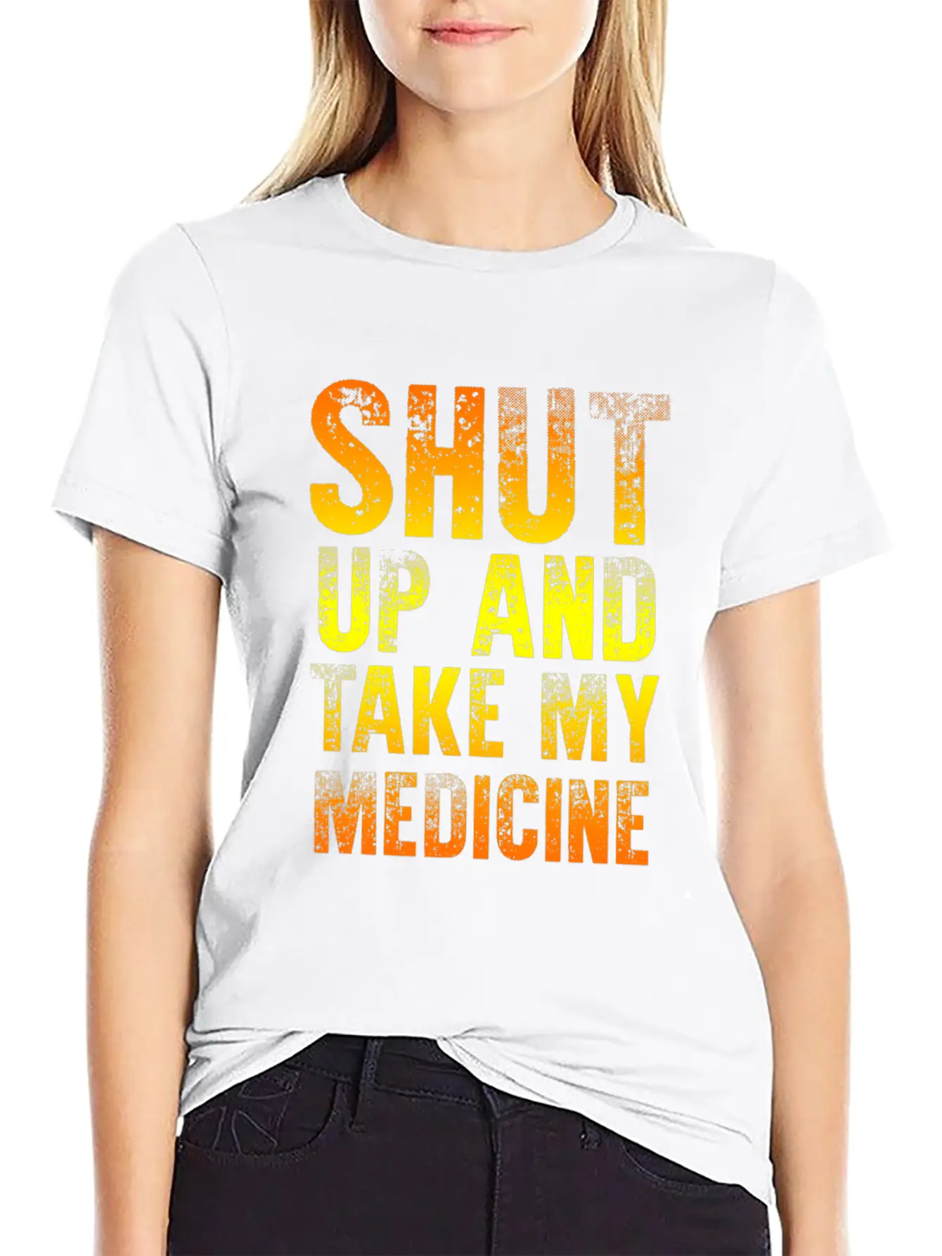 Take My Medicine Unisex Short Sleeve Soft Cotton T-Shirt – Casual Everyday Wear