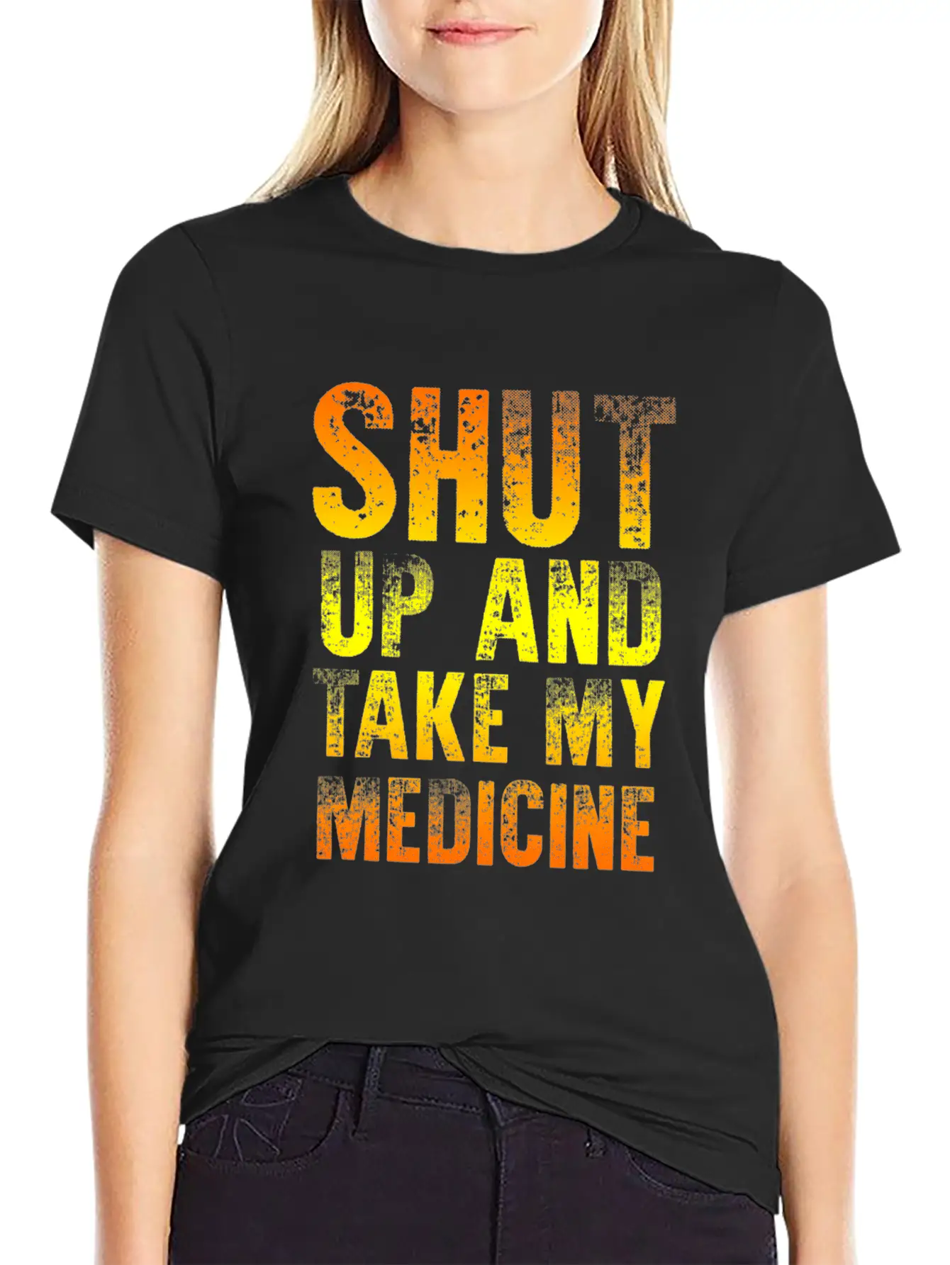 Take My Medicine Unisex Short Sleeve Soft Cotton T-Shirt – Casual Everyday Wear