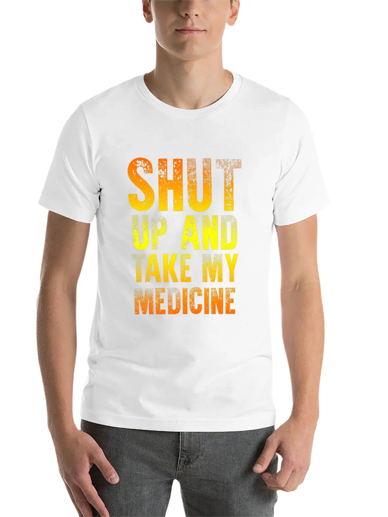 Take My Medicine Unisex Short Sleeve Soft Cotton T-Shirt – Casual Everyday Wear