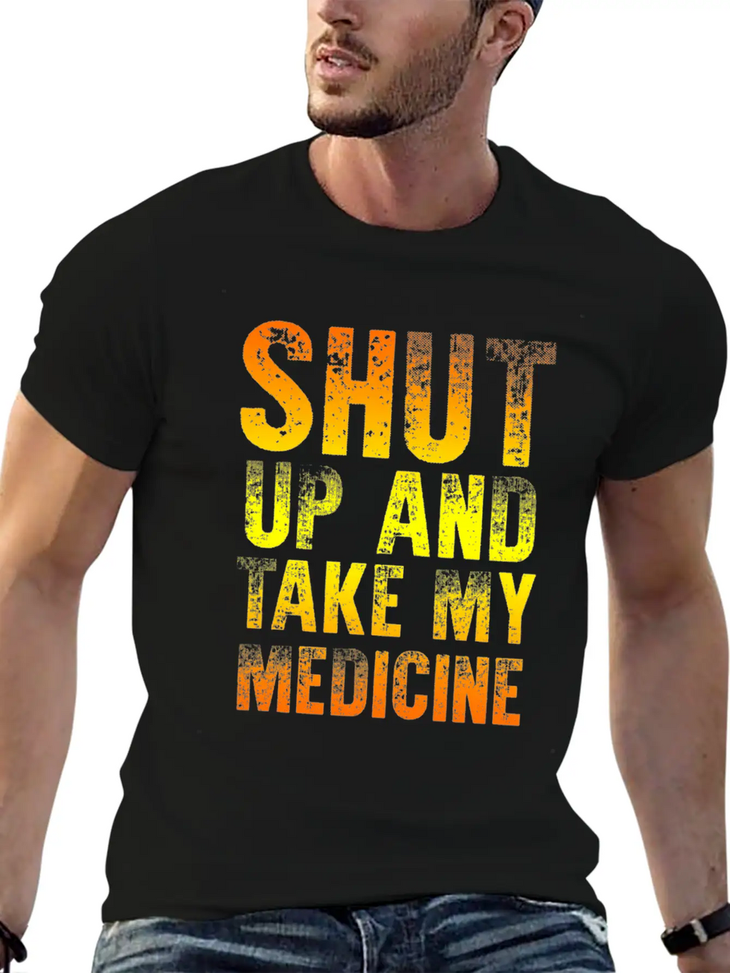 Take My Medicine Unisex Short Sleeve Soft Cotton T-Shirt – Casual Everyday Wear