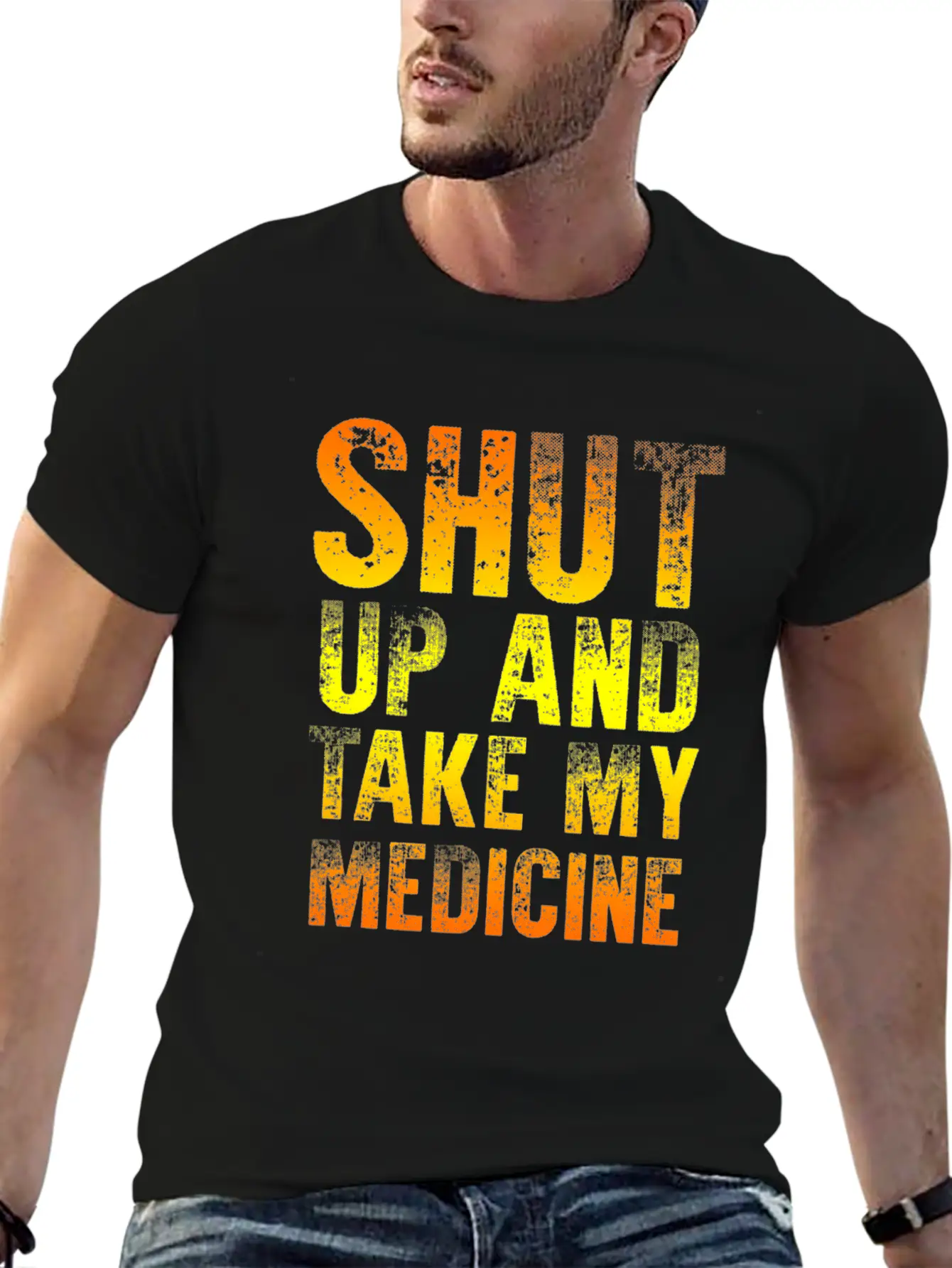 Take My Medicine Unisex Short Sleeve Soft Cotton T-Shirt – Casual Everyday Wear