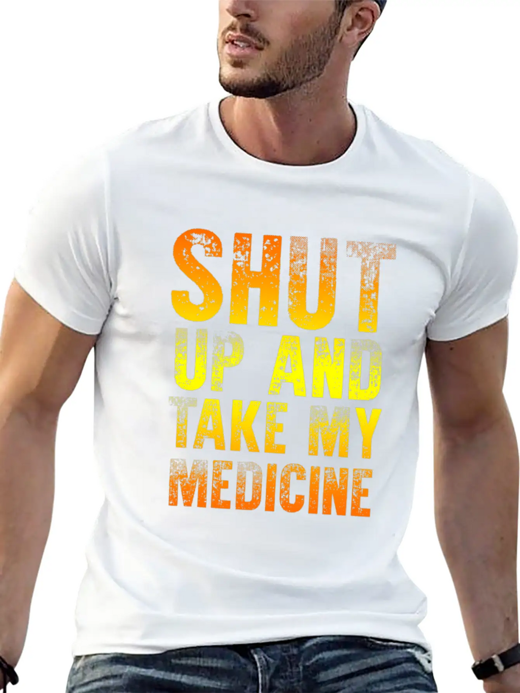 Take My Medicine Unisex Short Sleeve Soft Cotton T-Shirt – Casual Everyday Wear