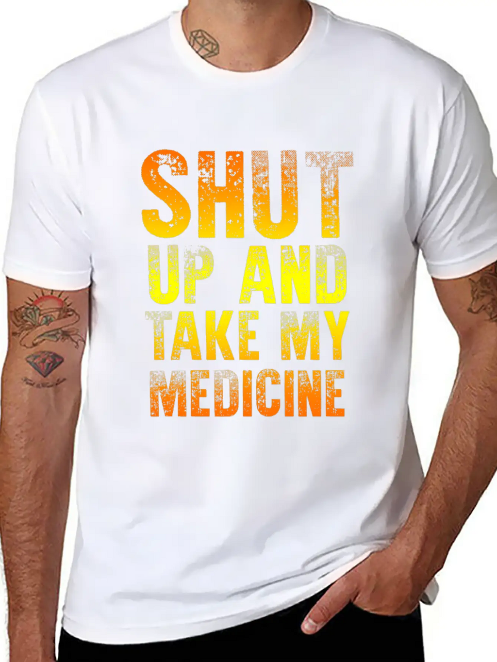 Take My Medicine Unisex Short Sleeve Soft Cotton T-Shirt – Casual Everyday Wear