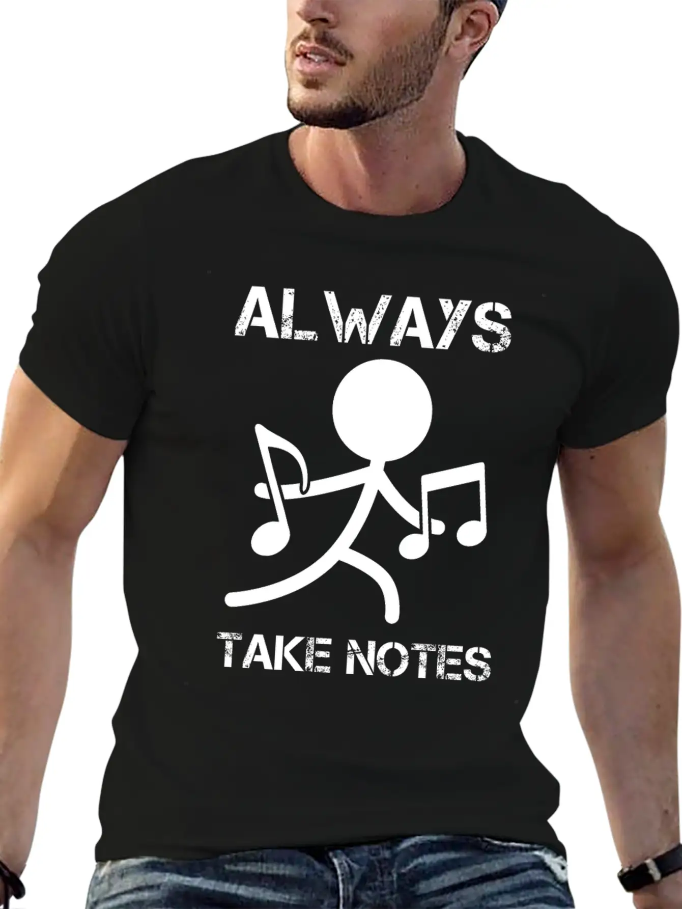 Taking Notes Music Band Chorus Teacher Musician Unisex Casual T-Shirt – Clean Design For Daily Comfort