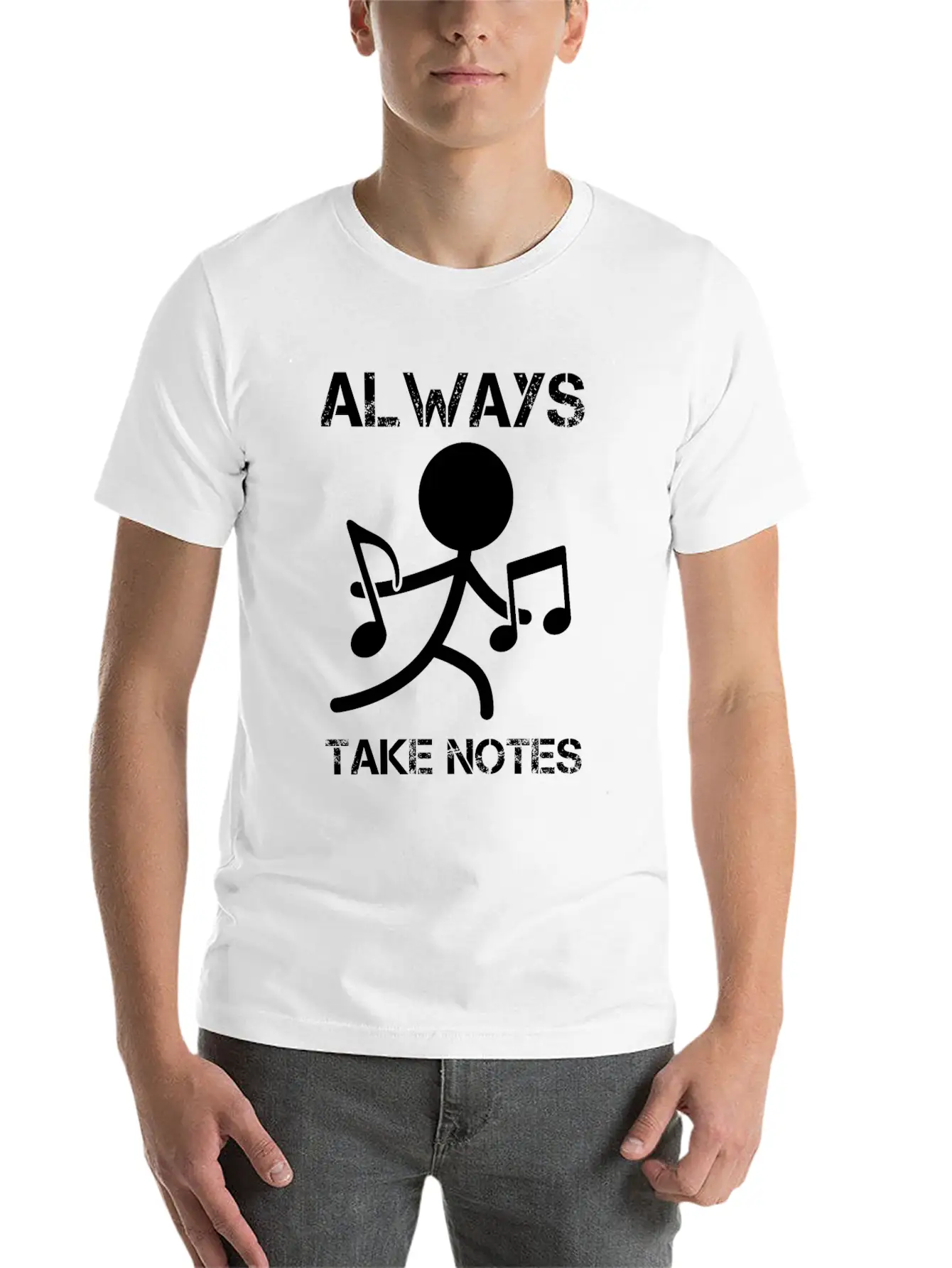 Taking Notes Music Band Chorus Teacher Musician Unisex Casual T-Shirt – Clean Design For Daily Comfort