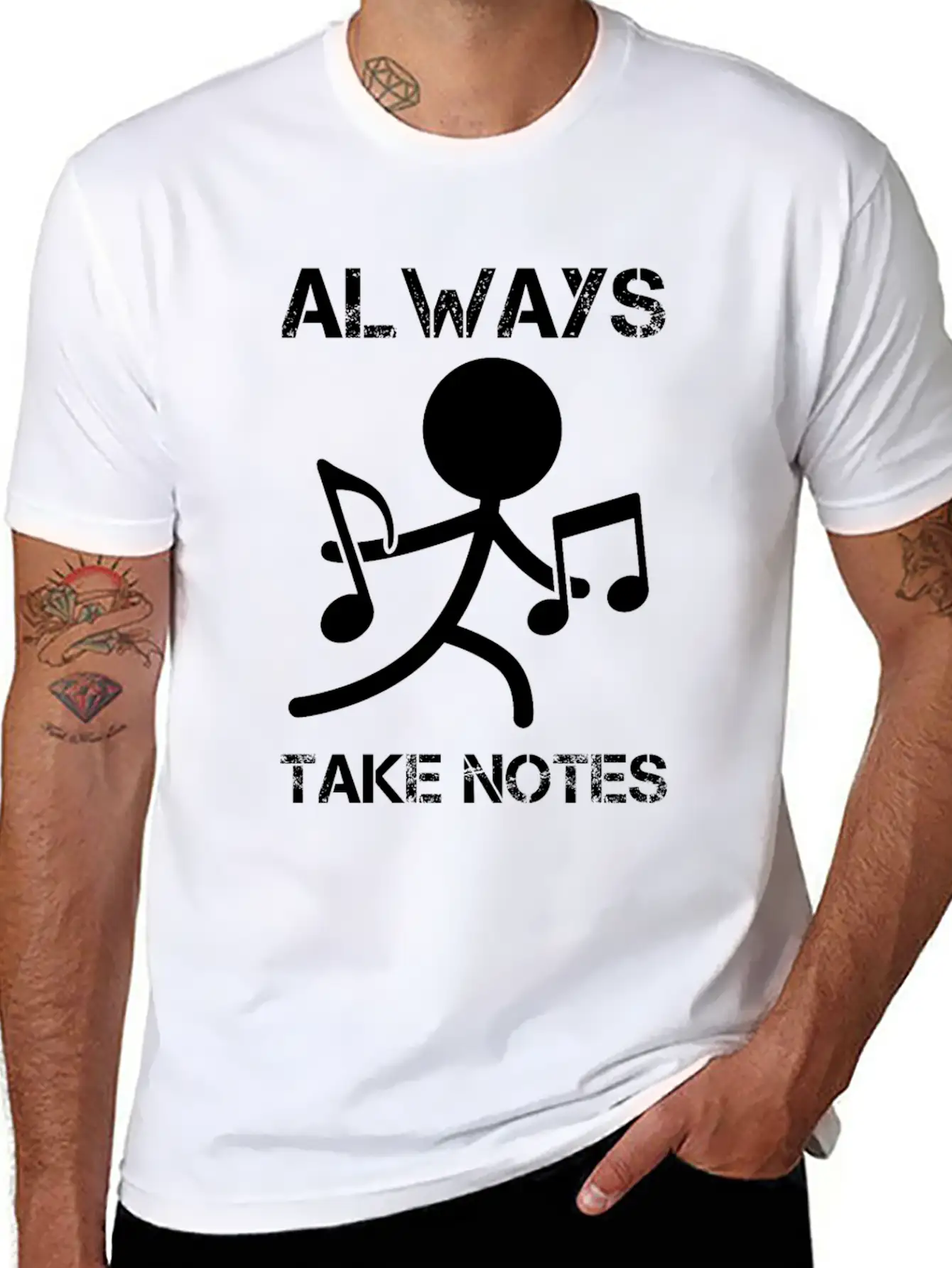 Taking Notes Music Band Chorus Teacher Musician Unisex Casual T-Shirt – Clean Design For Daily Comfort