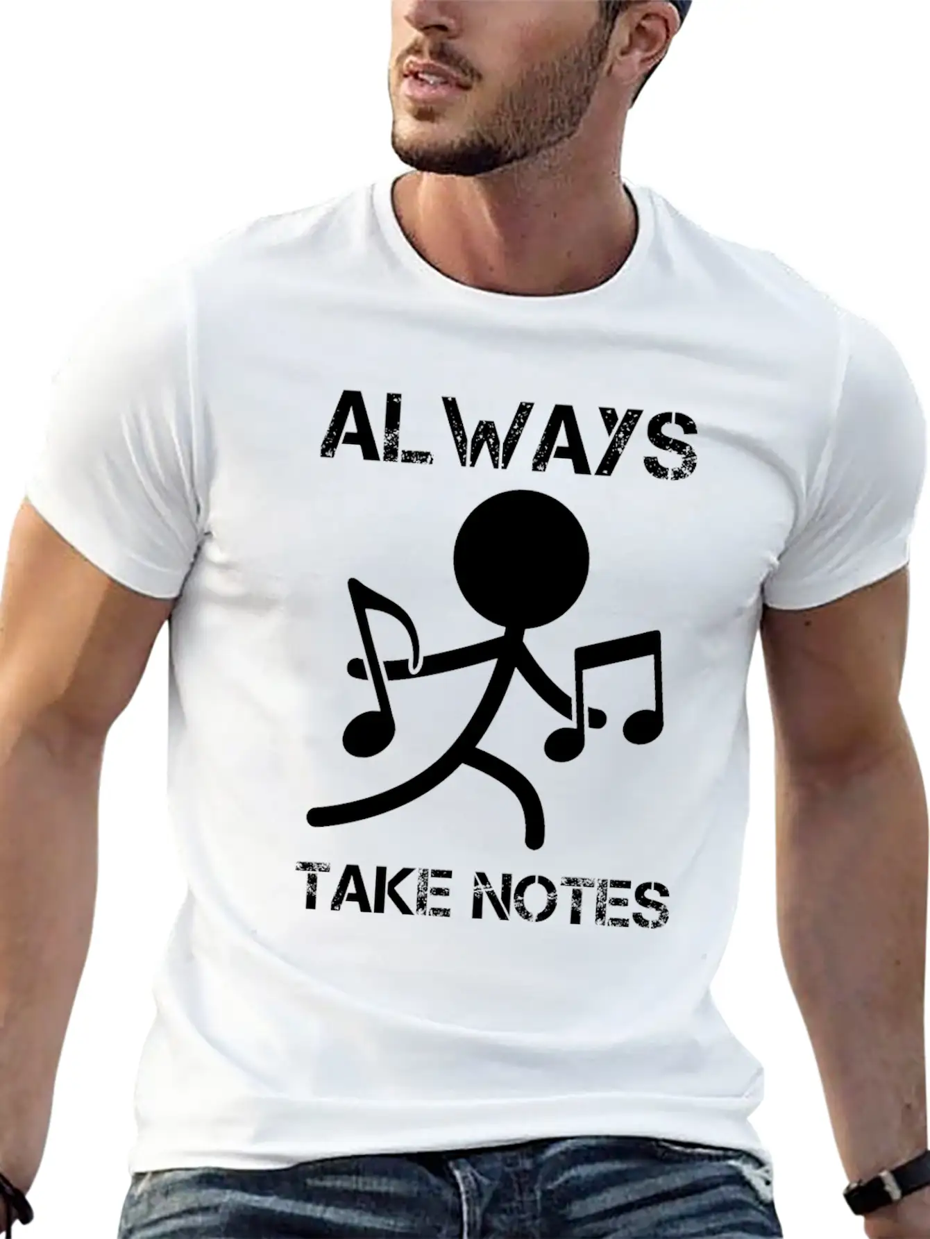 Taking Notes Music Band Chorus Teacher Musician Unisex Casual T-Shirt – Clean Design For Daily Comfort