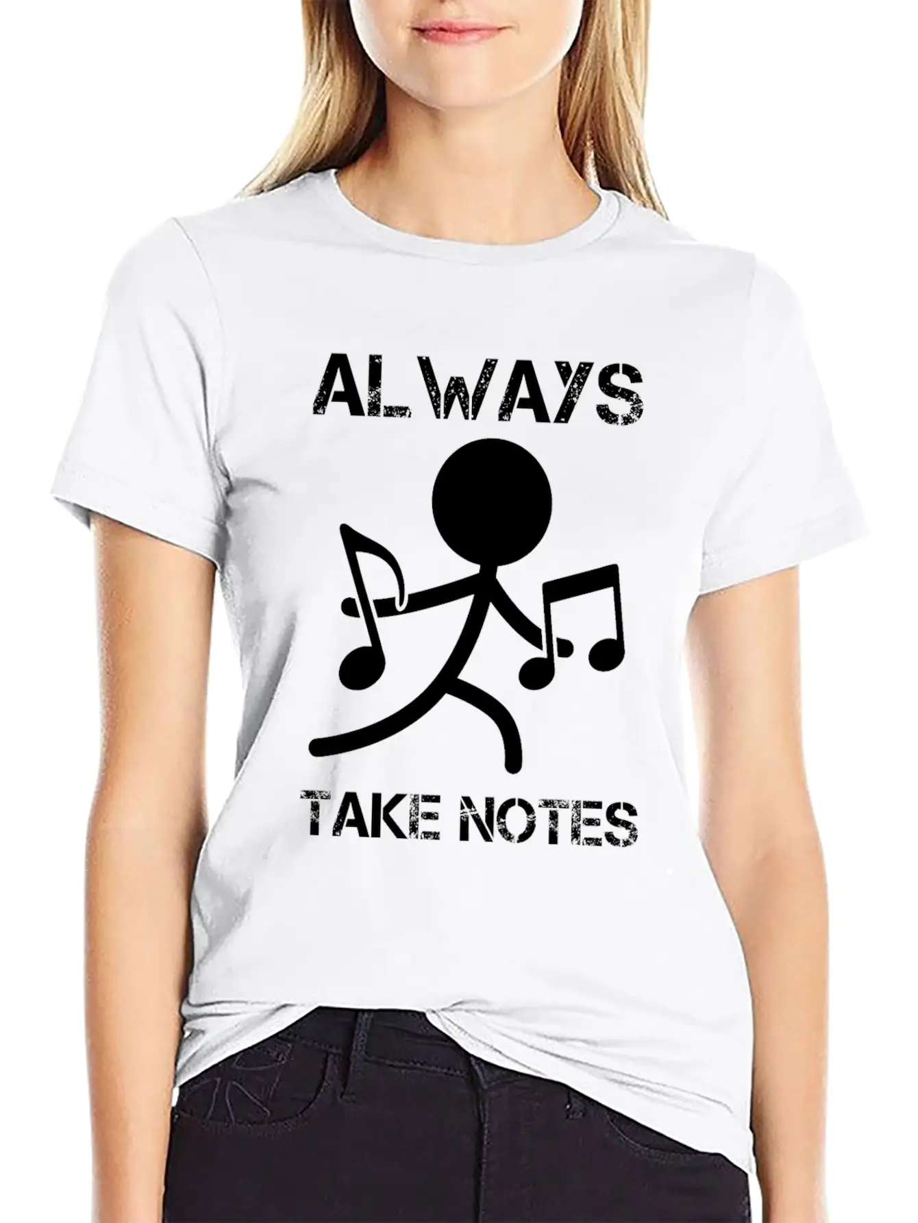 Taking Notes Music Band Chorus Teacher Musician Unisex Casual T-Shirt – Clean Design For Daily Comfort