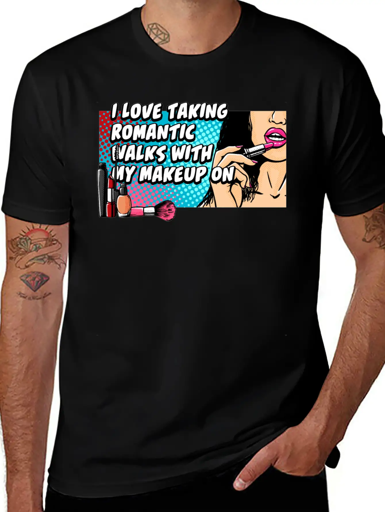 Taking Romantic Walks With Makeup On Confidence Be Breathable Soft Cotton T-Shirt – Timeless Casual Look