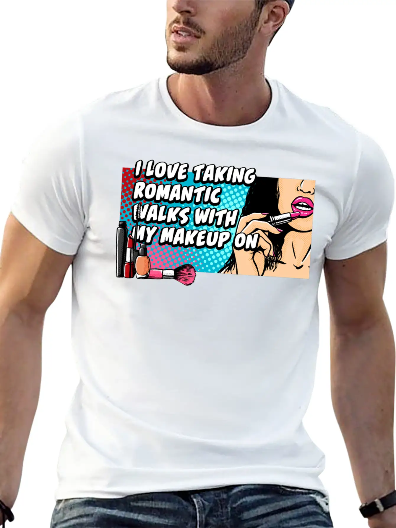 Taking Romantic Walks With Makeup On Confidence Be Breathable Soft Cotton T-Shirt – Timeless Casual Look