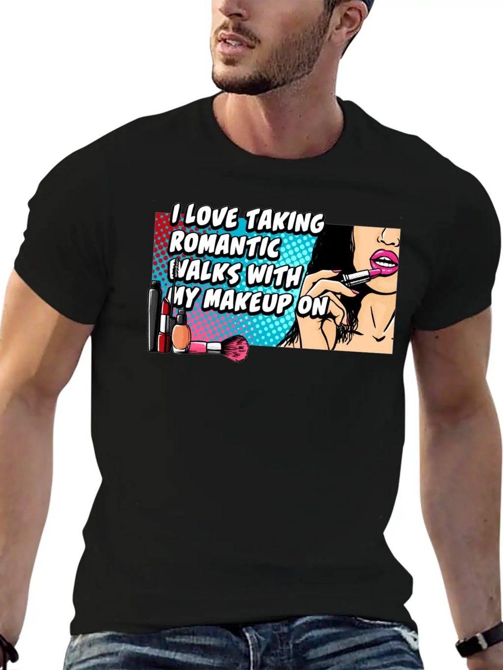 Taking Romantic Walks With Makeup On Confidence Be Breathable Soft Cotton T-Shirt – Timeless Casual Look