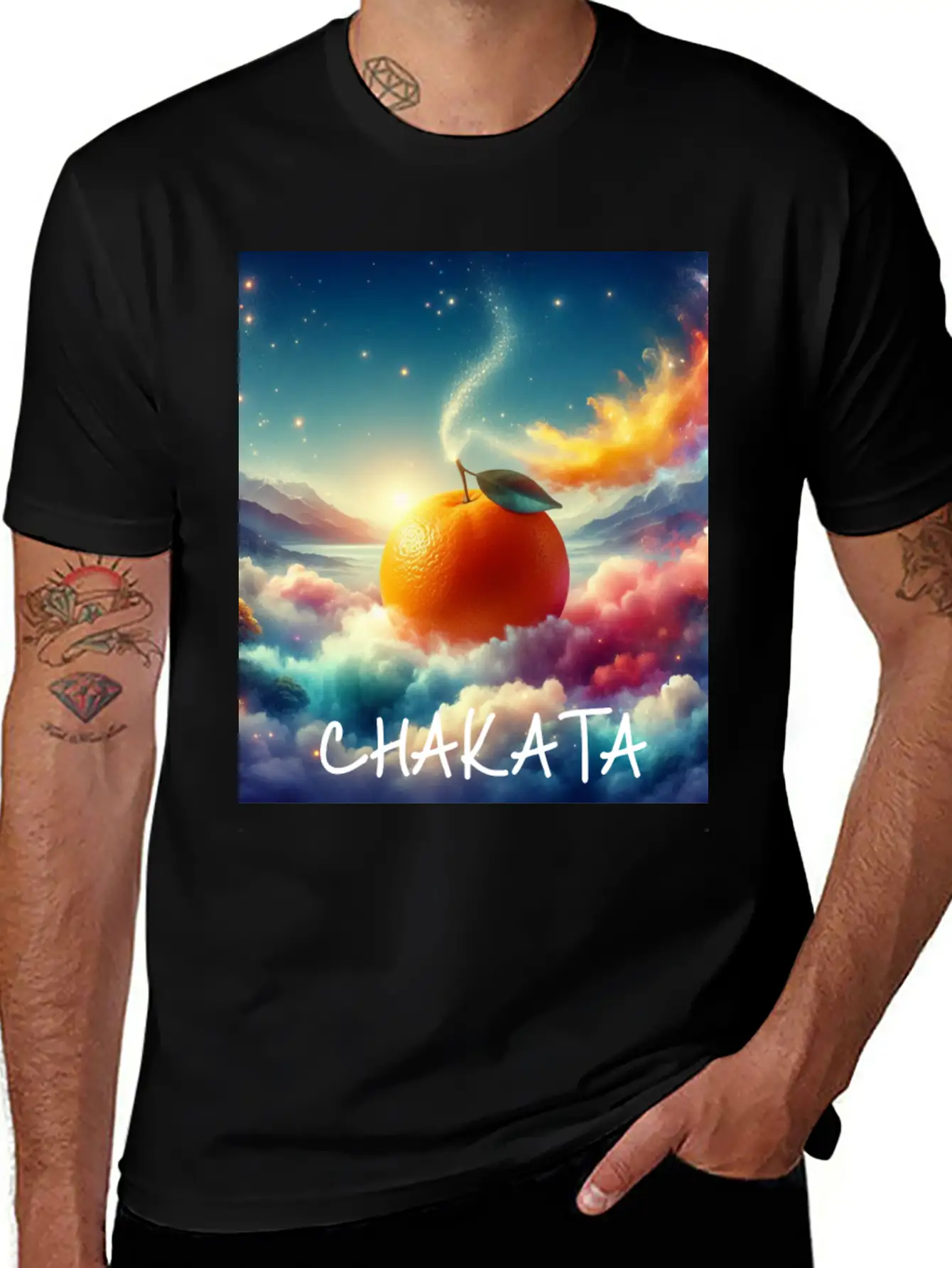Tangerine Dream Breathable Soft Cotton T-Shirt – Timeless Casual Look