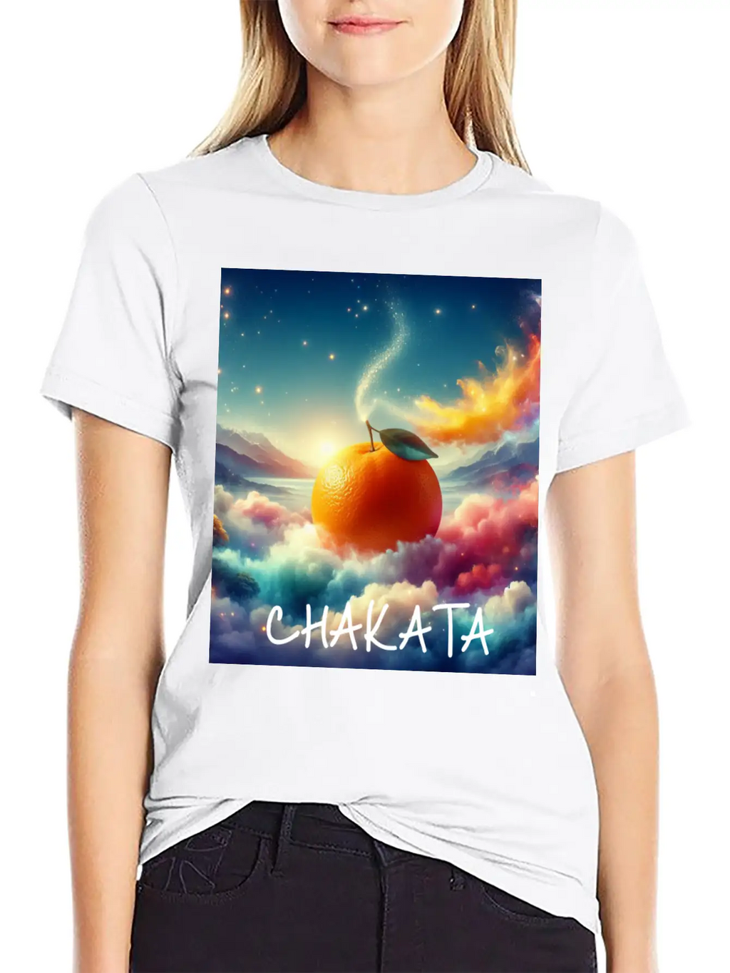 Tangerine Dream Breathable Soft Cotton T-Shirt – Timeless Casual Look