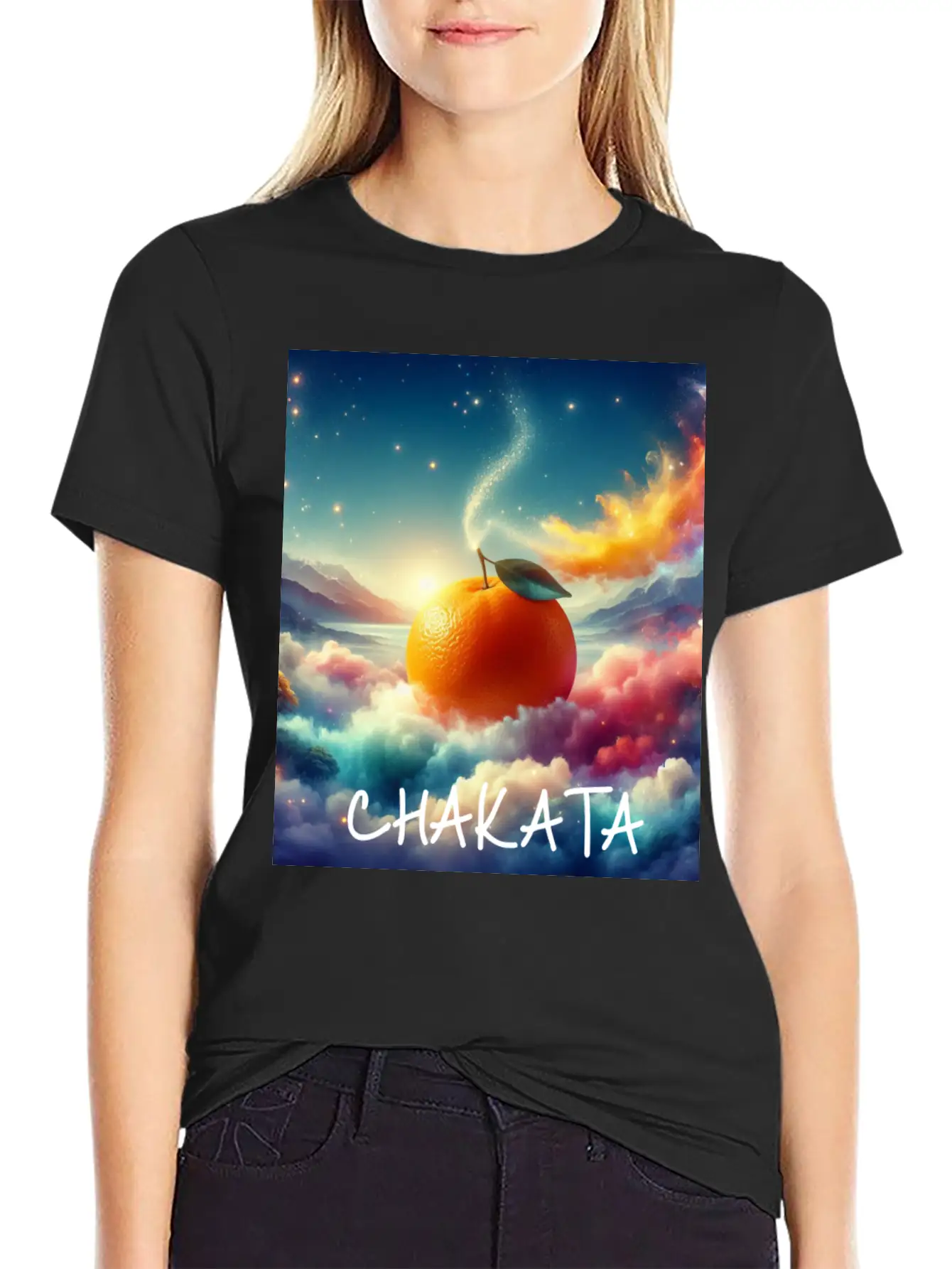 Tangerine Dream Breathable Soft Cotton T-Shirt – Timeless Casual Look