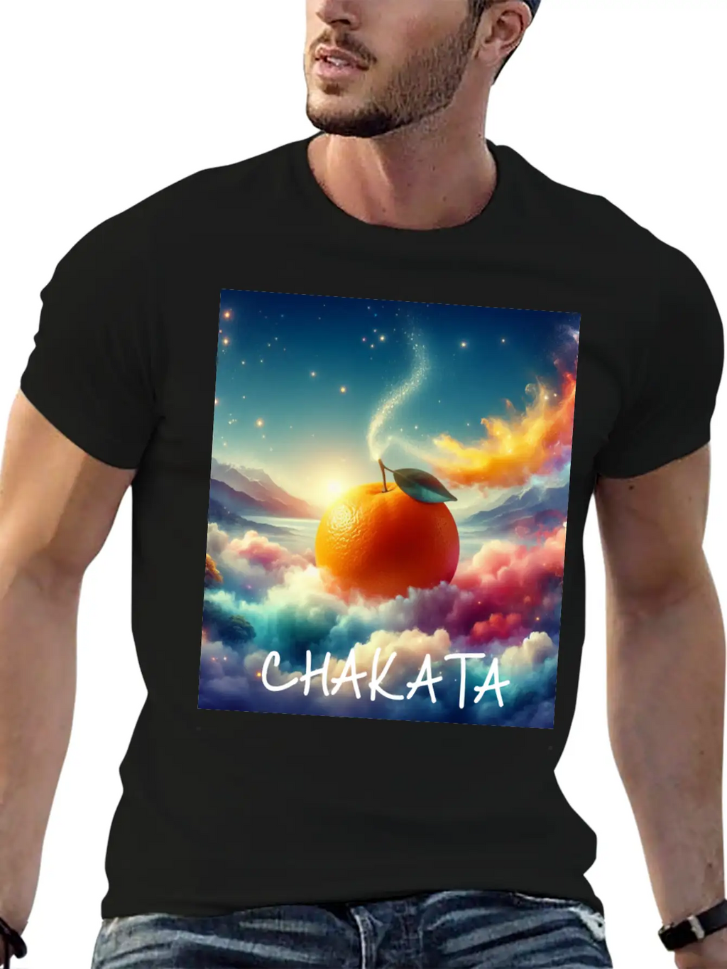 Tangerine Dream Breathable Soft Cotton T-Shirt – Timeless Casual Look