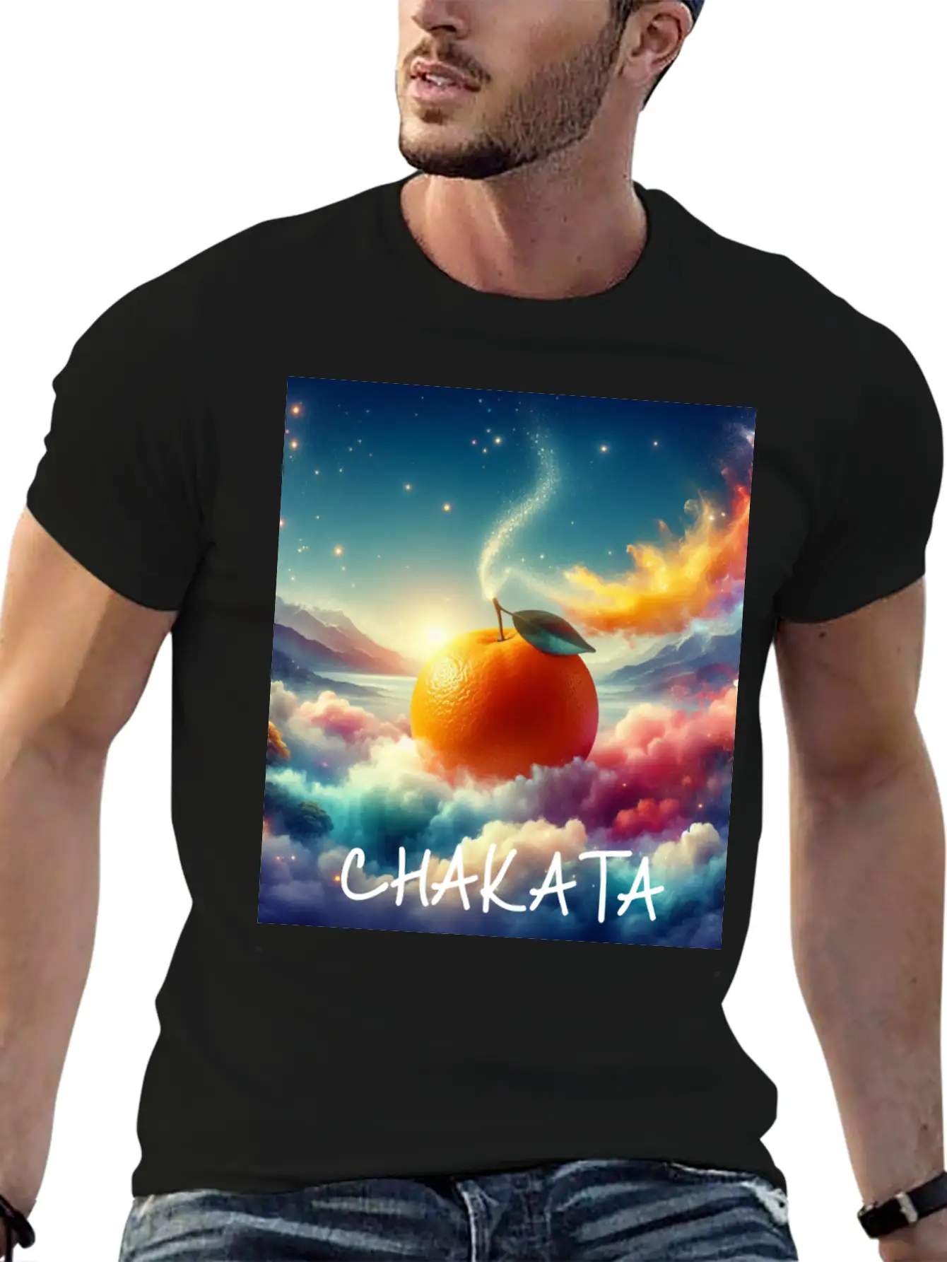 Tangerine Dream Breathable Soft Cotton T-Shirt – Timeless Casual Look