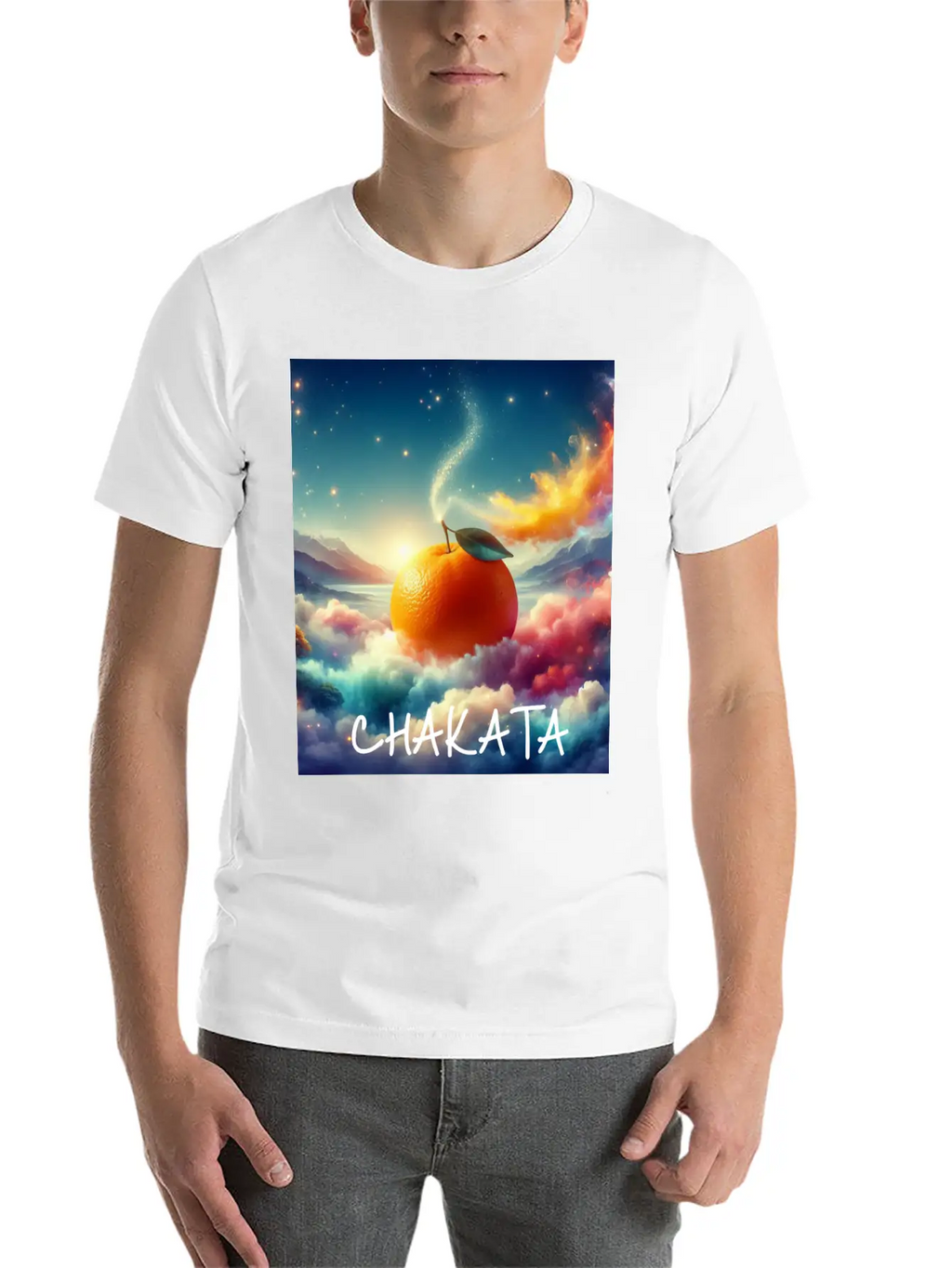 Tangerine Dream Breathable Soft Cotton T-Shirt – Timeless Casual Look