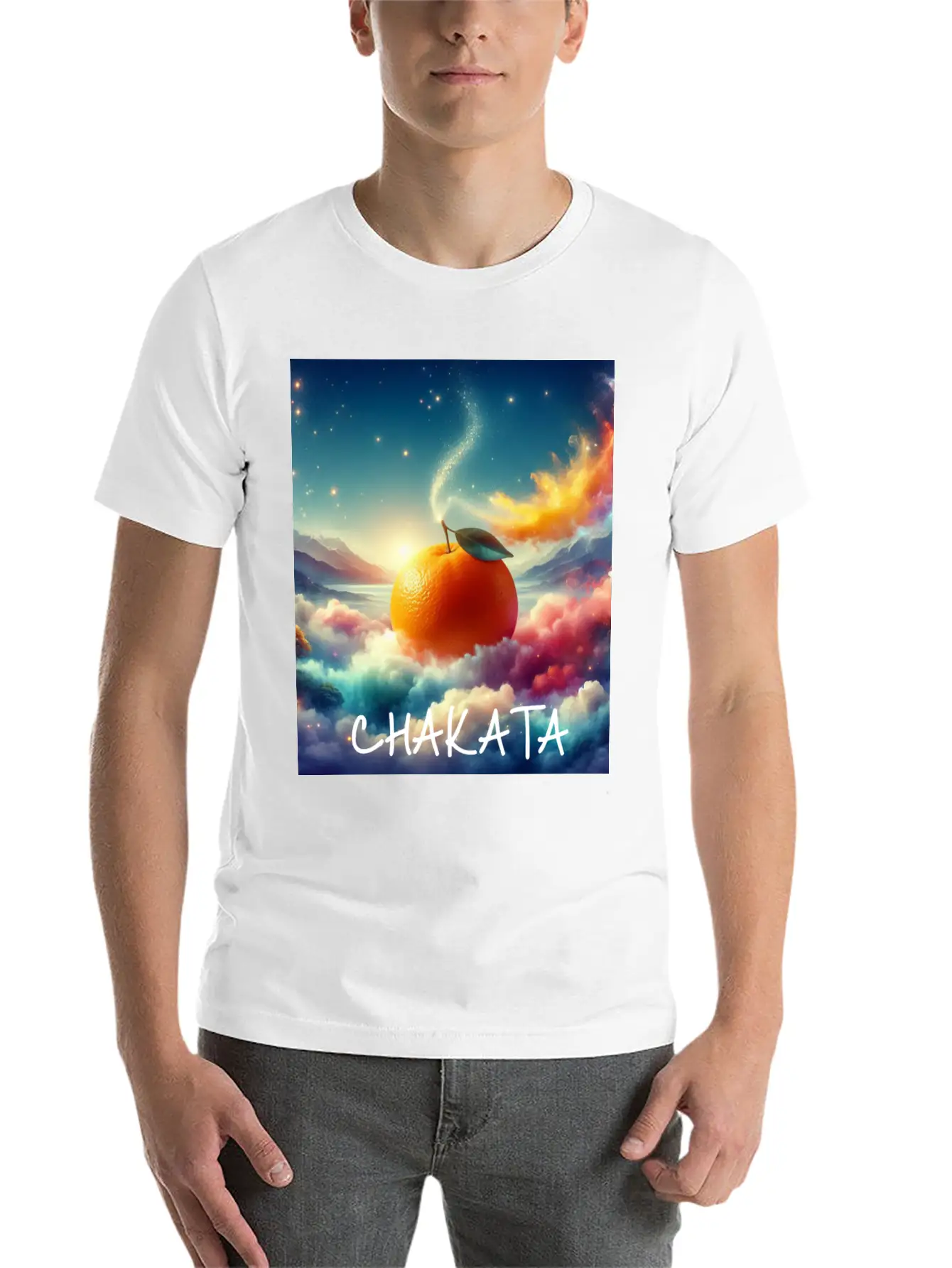 Tangerine Dream Breathable Soft Cotton T-Shirt – Timeless Casual Look