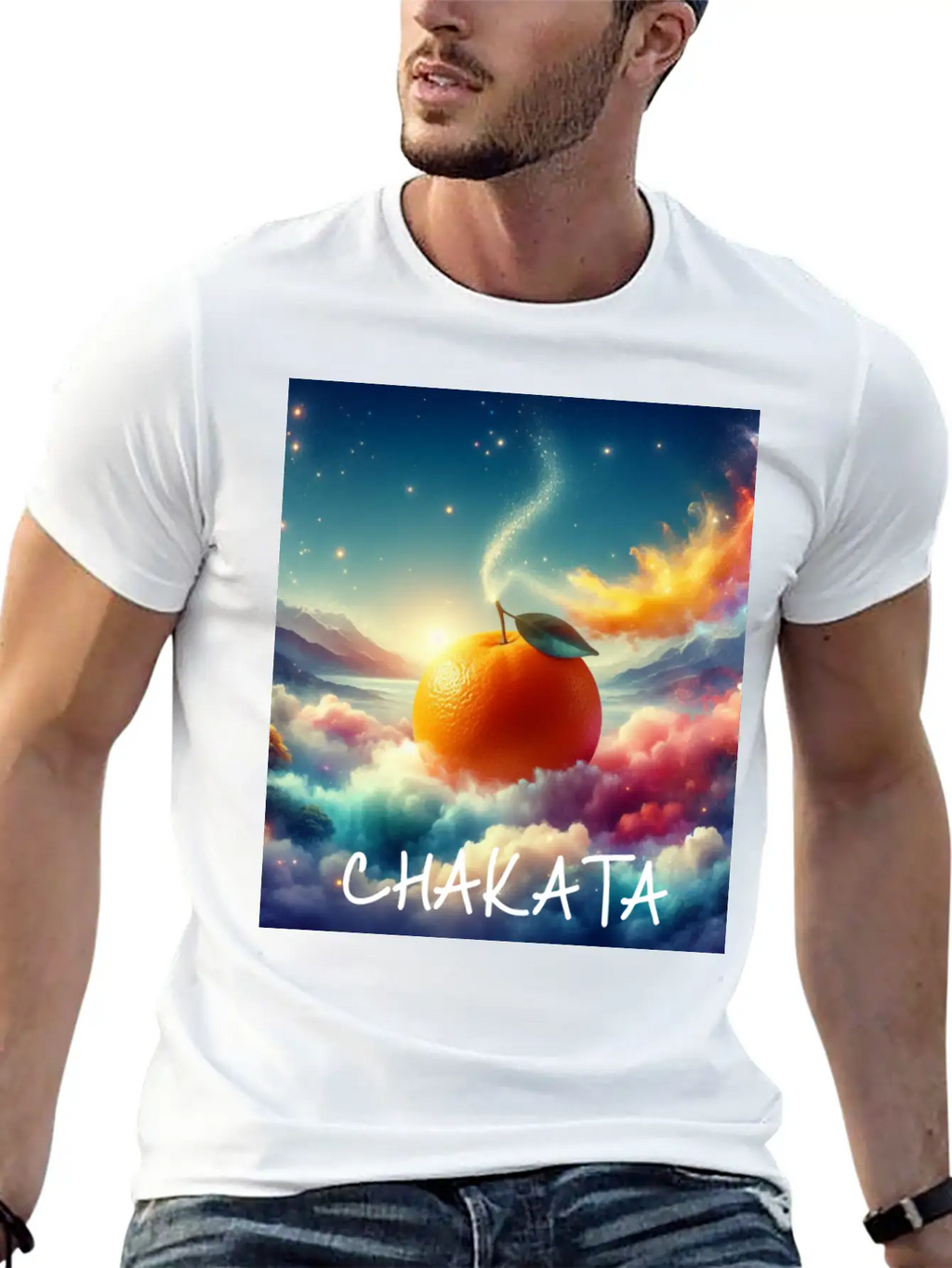 Tangerine Dream Breathable Soft Cotton T-Shirt – Timeless Casual Look