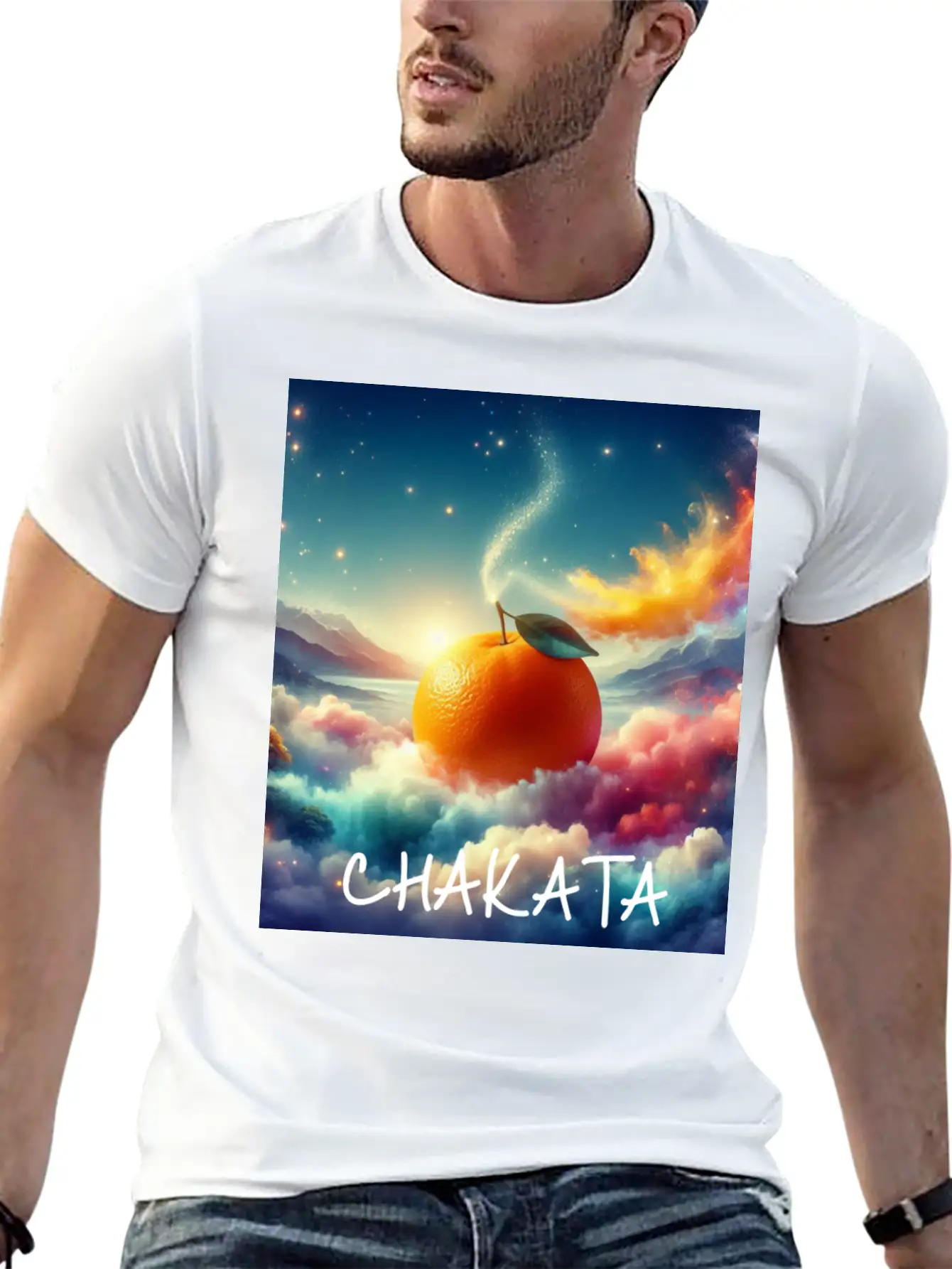 Tangerine Dream Breathable Soft Cotton T-Shirt – Timeless Casual Look