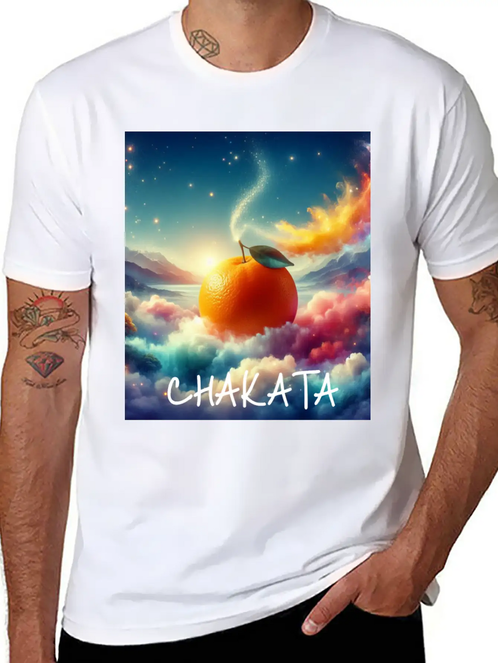 Tangerine Dream Breathable Soft Cotton T-Shirt – Timeless Casual Look