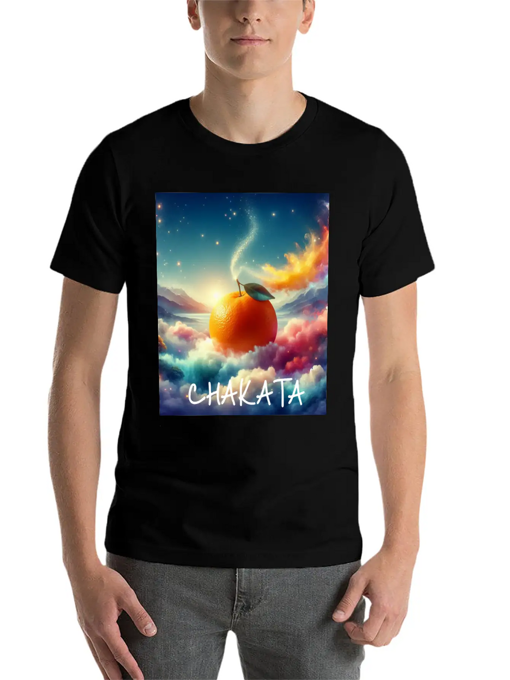Tangerine Dream Breathable Soft Cotton T-Shirt – Timeless Casual Look