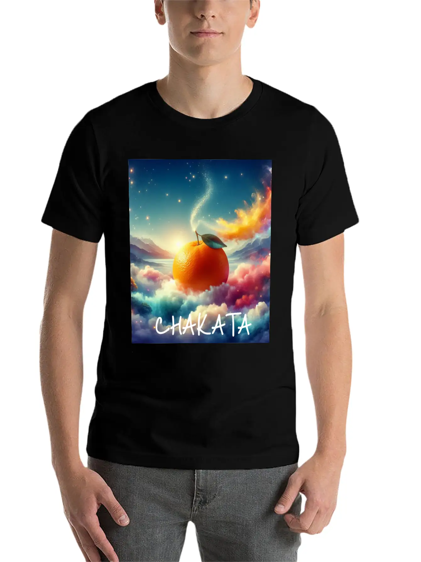 Tangerine Dream Breathable Soft Cotton T-Shirt – Timeless Casual Look
