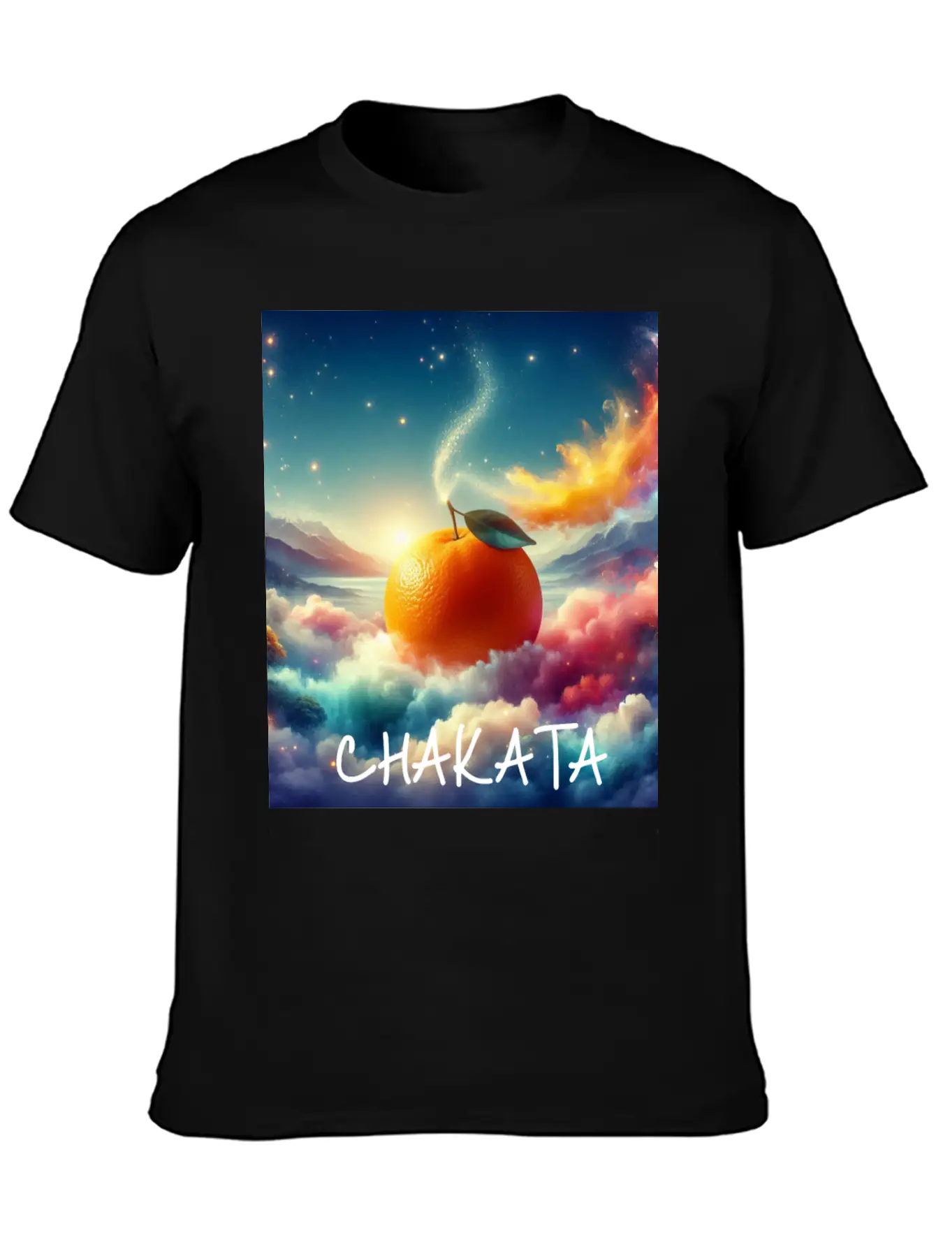 Tangerine Dream Breathable Soft Cotton T-Shirt – Timeless Casual Look