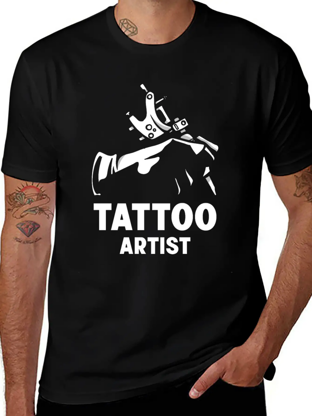 Tattoo Artist Art Ink Job Stylish Everyday T-Shirt – Unisex Basic Cotton Tee