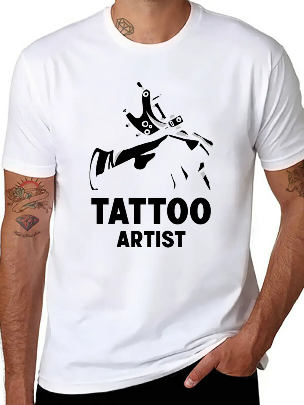 Tattoo Artist Art Ink Job Stylish Everyday T-Shirt – Unisex Basic Cotton Tee
