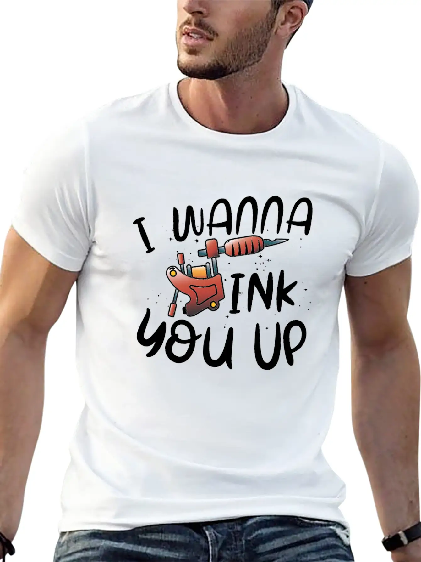 TATTOO ARTIST INKING TATTOOS Unisex Short Sleeve Soft Cotton T-Shirt – Casual Everyday Wear