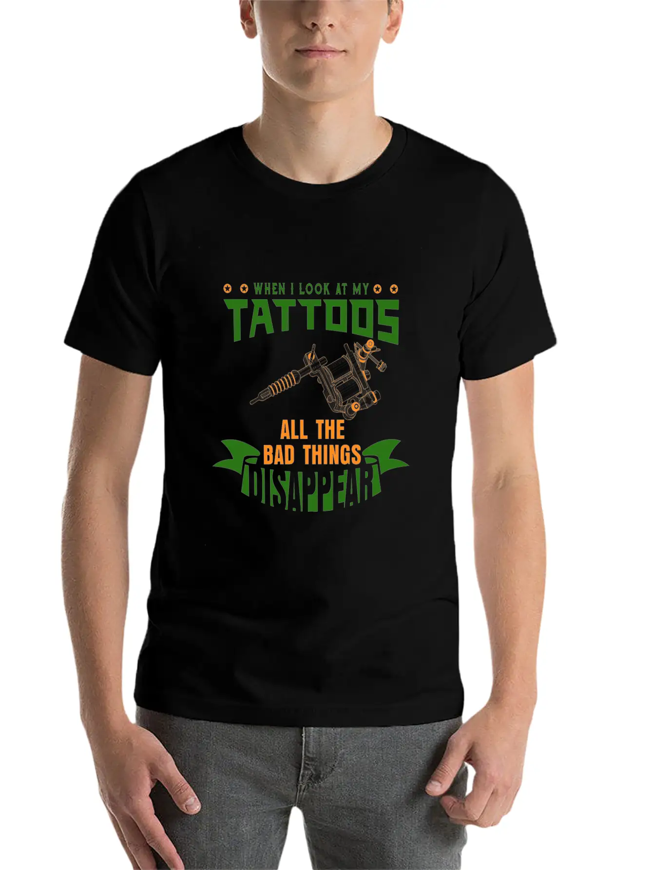 Tattoo Breathable Soft Cotton T-Shirt – Timeless Casual Look