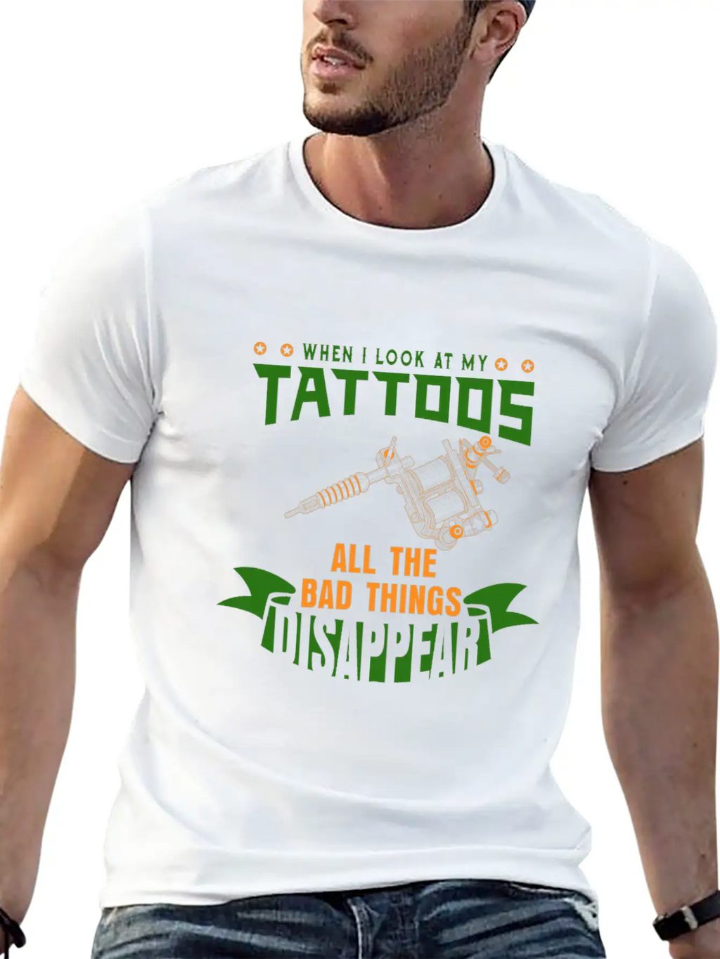Tattoo Breathable Soft Cotton T-Shirt – Timeless Casual Look