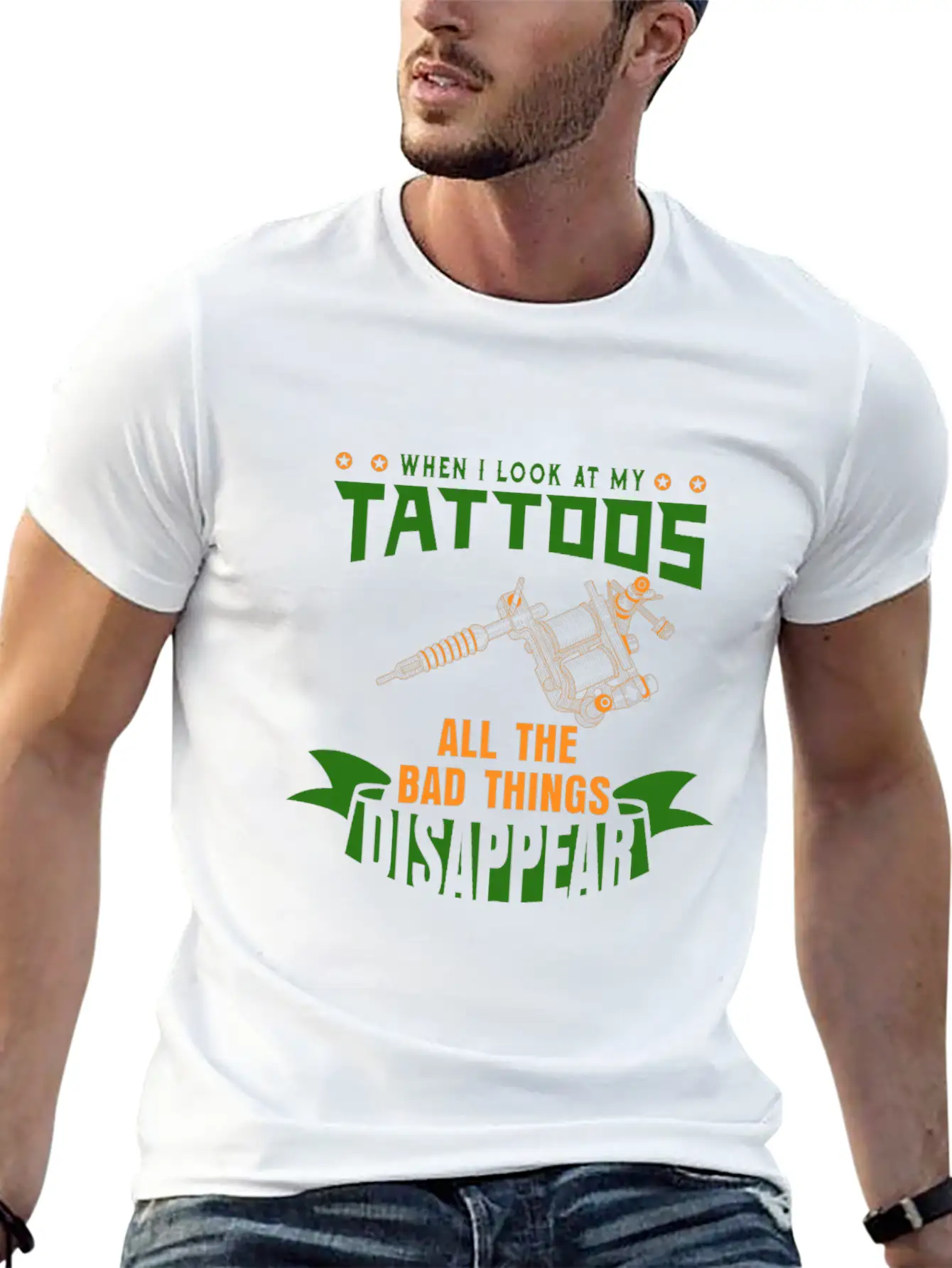 Tattoo Breathable Soft Cotton T-Shirt – Timeless Casual Look
