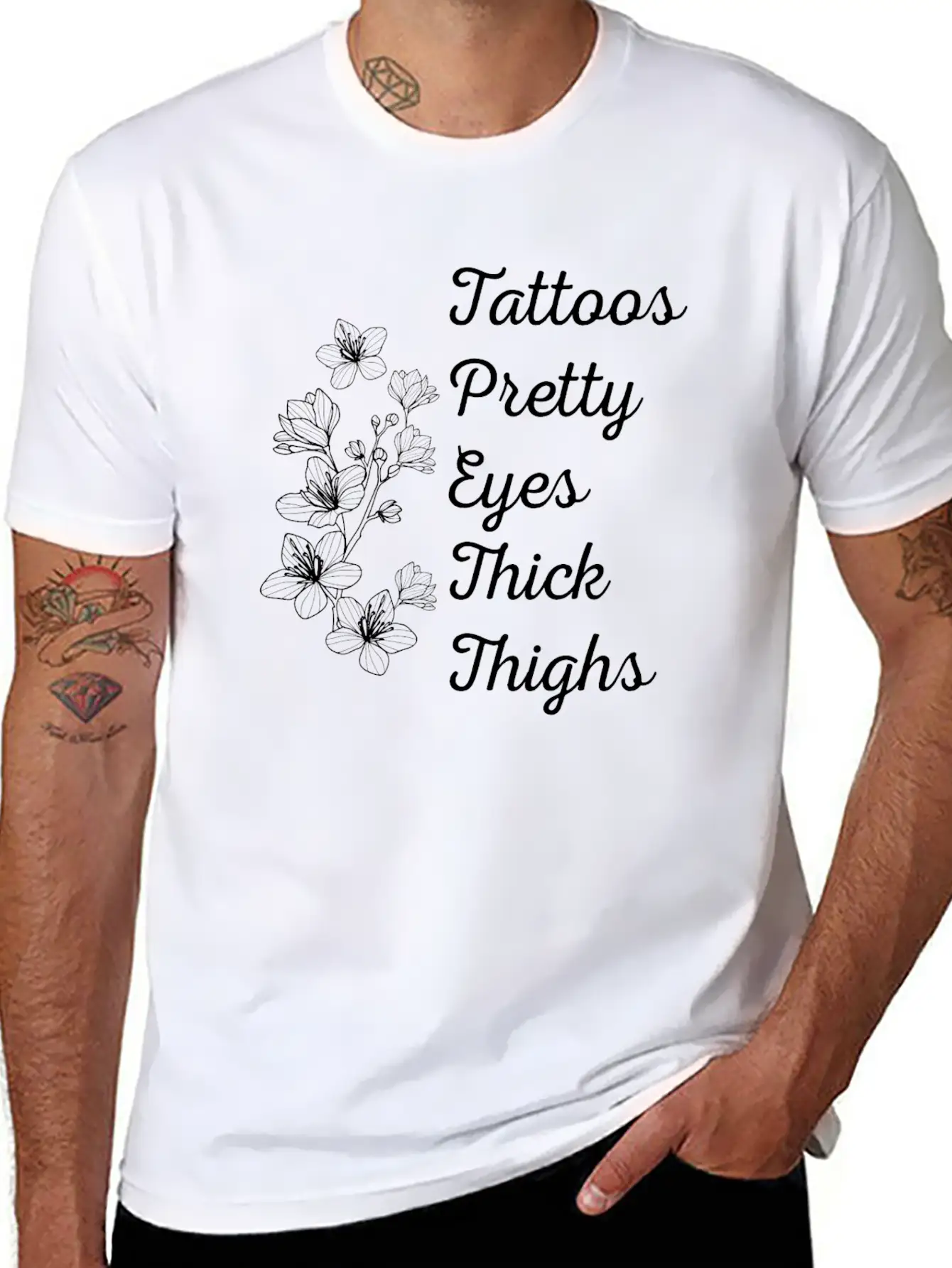 Tattoo Lover Tattooed Mama Mothers Day Gift Unisex Casual T-Shirt – Clean Design For Daily Comfort