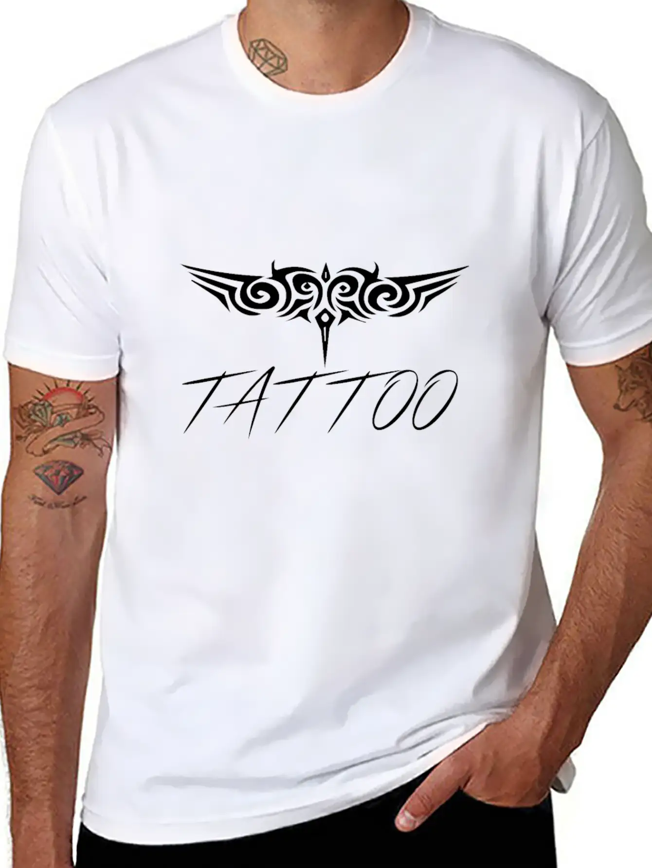 Tattoo Unisex Casual T-Shirt – Clean Design For Daily Comfort