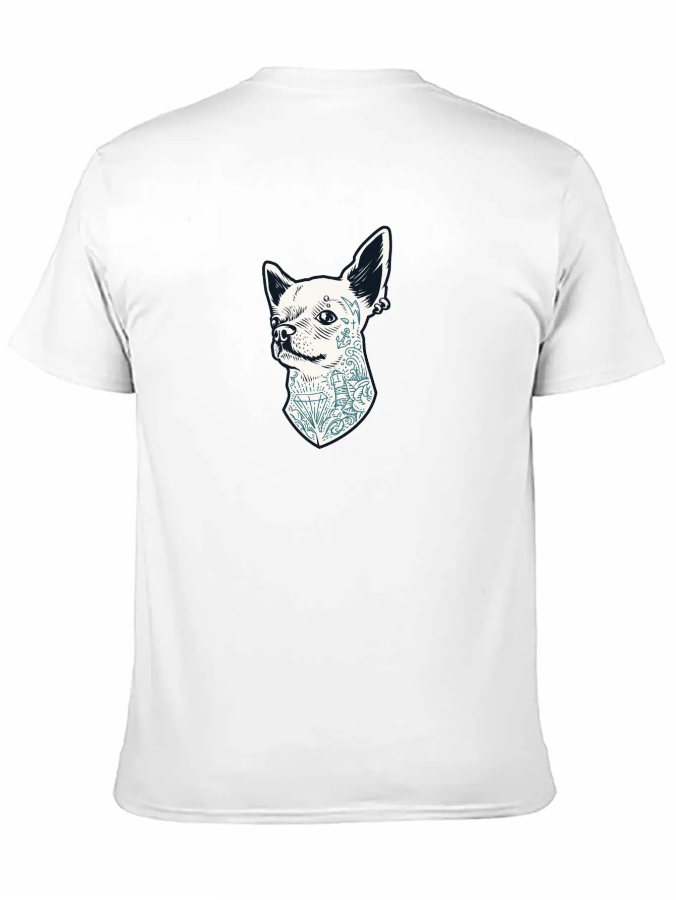 Tattooed Chihuahua Breathable Soft Cotton T-Shirt – Timeless Casual Look