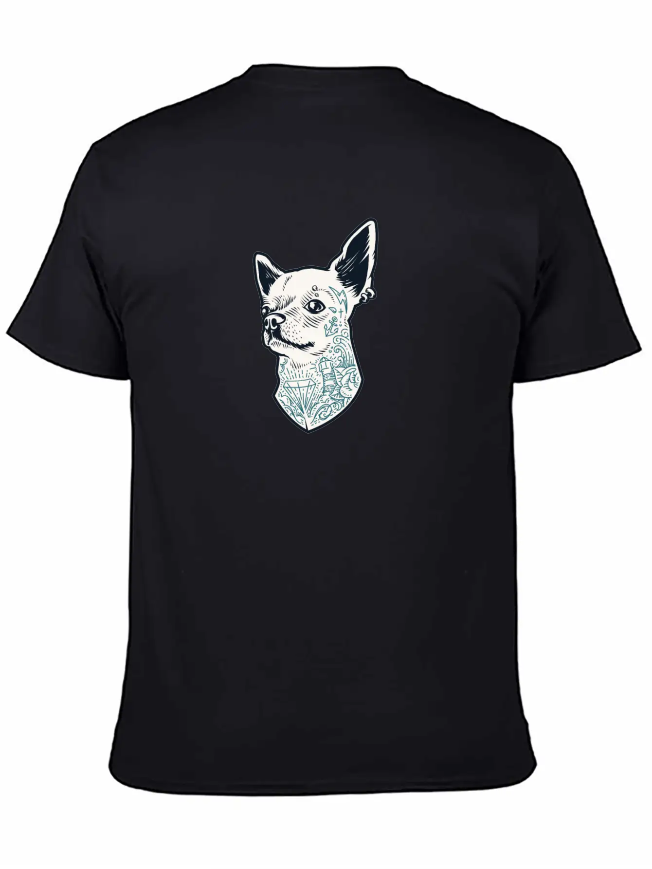 Tattooed Chihuahua Breathable Soft Cotton T-Shirt – Timeless Casual Look