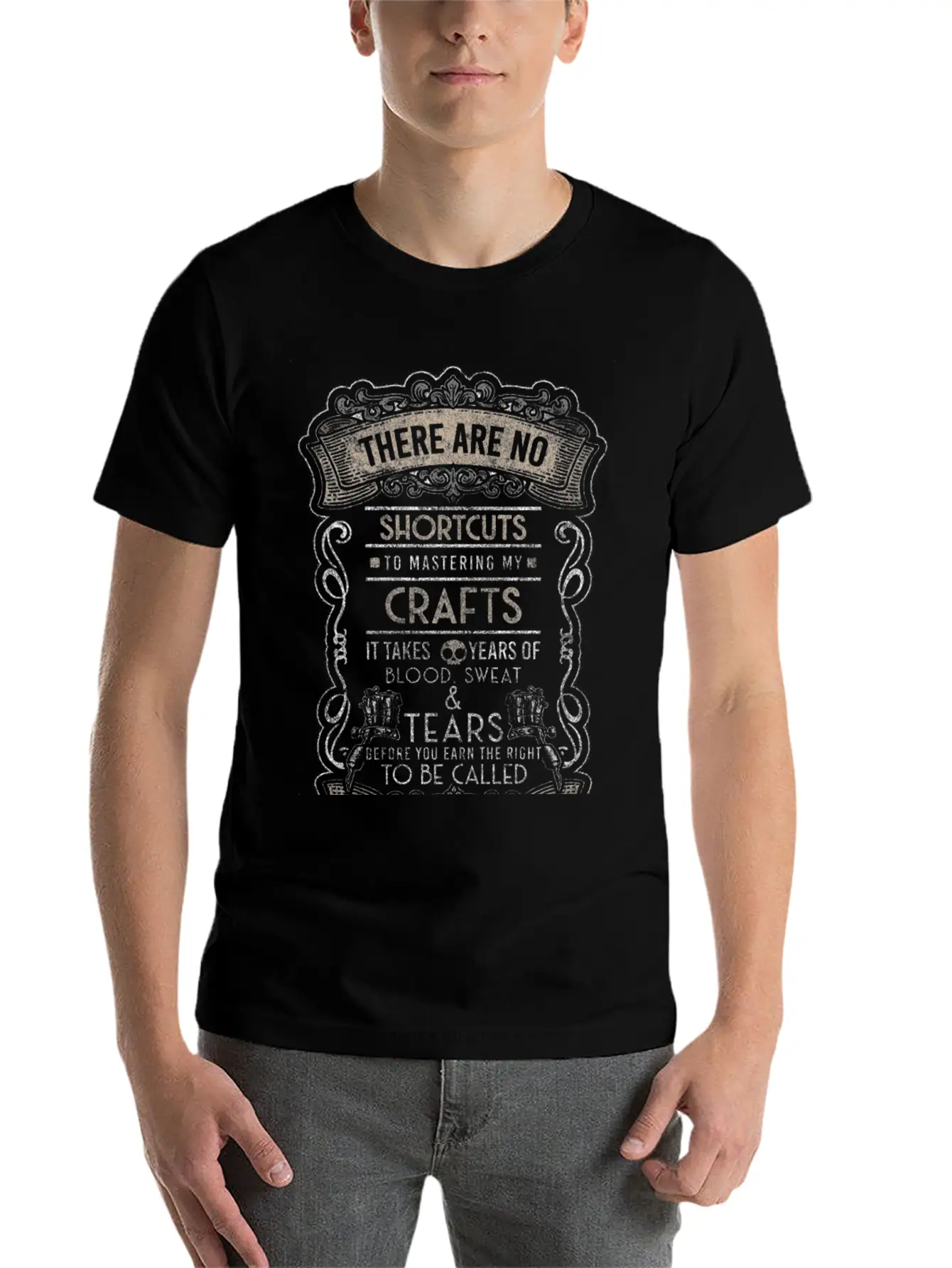 Tattoos Job Inked Unisex Casual T-Shirt – Clean Design For Daily Comfort