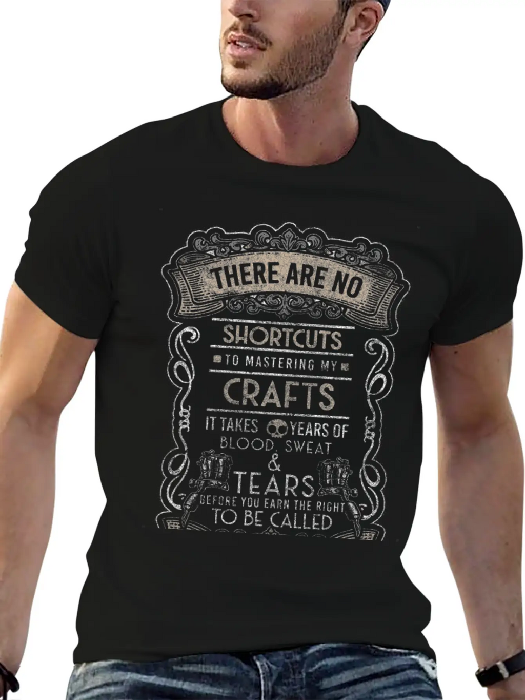 Tattoos Job Inked Unisex Casual T-Shirt – Clean Design For Daily Comfort