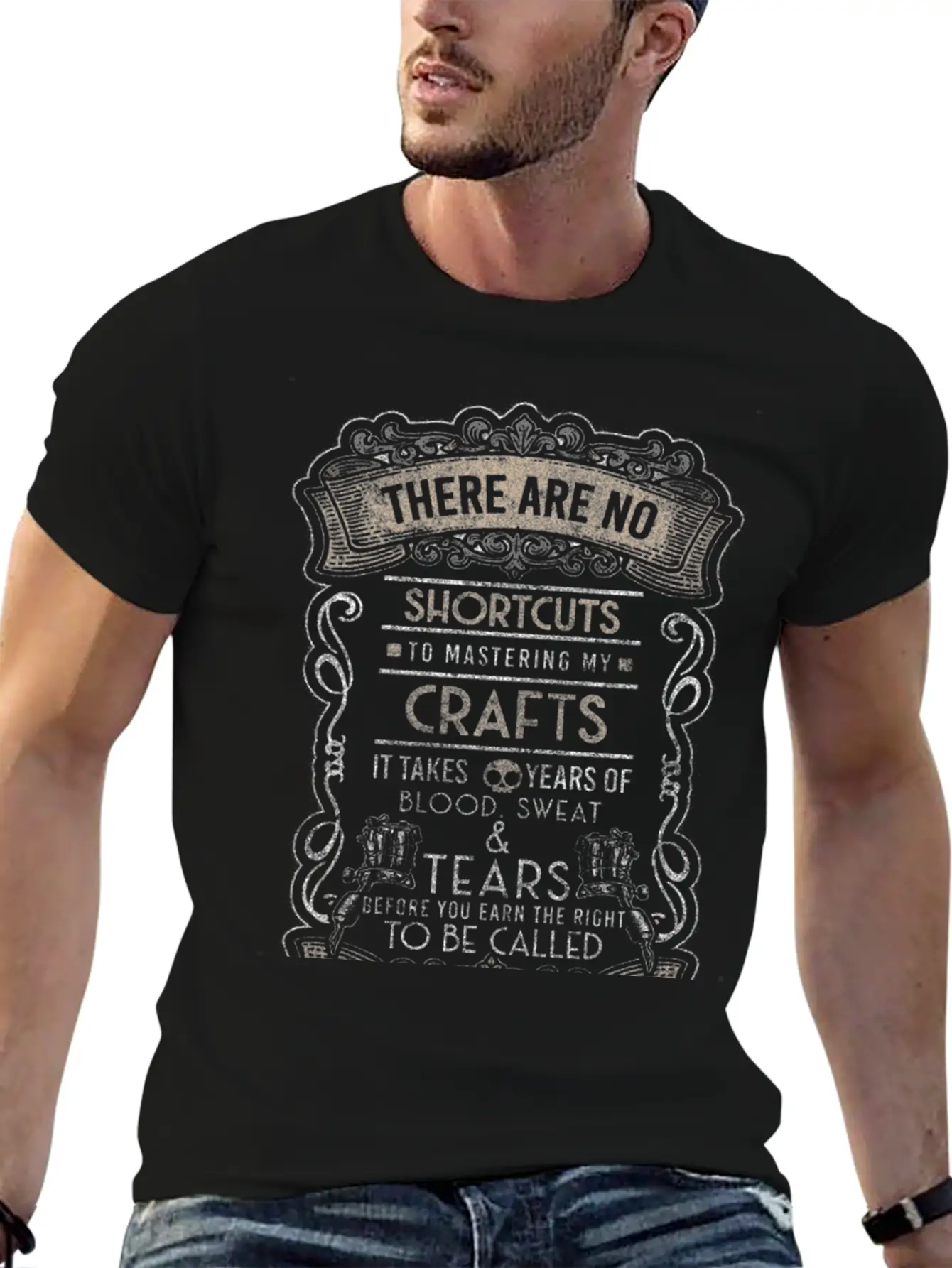 Tattoos Job Inked Unisex Casual T-Shirt – Clean Design For Daily Comfort