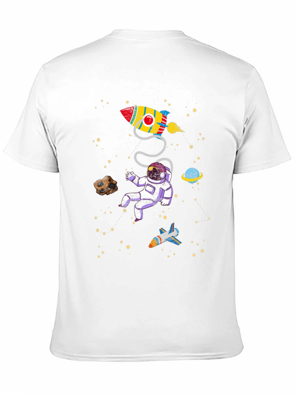 Astronaut in Space Graphic T-Shirt