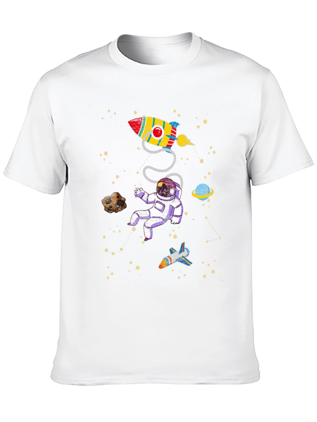 Astronaut in Space Graphic T-Shirt