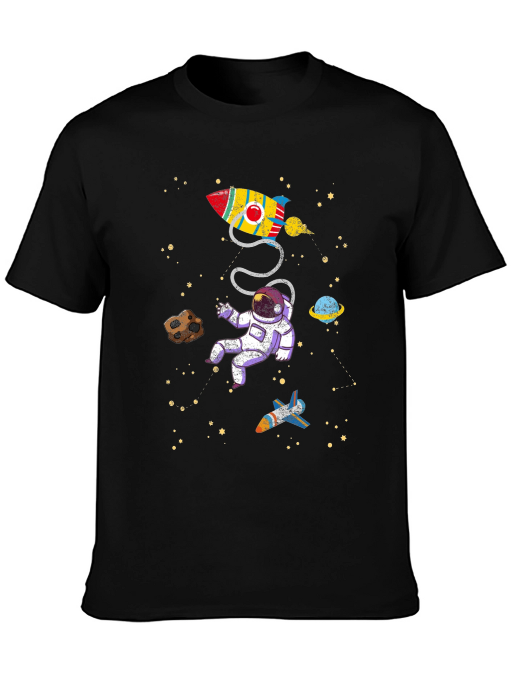 Astronaut in Space Graphic T-Shirt